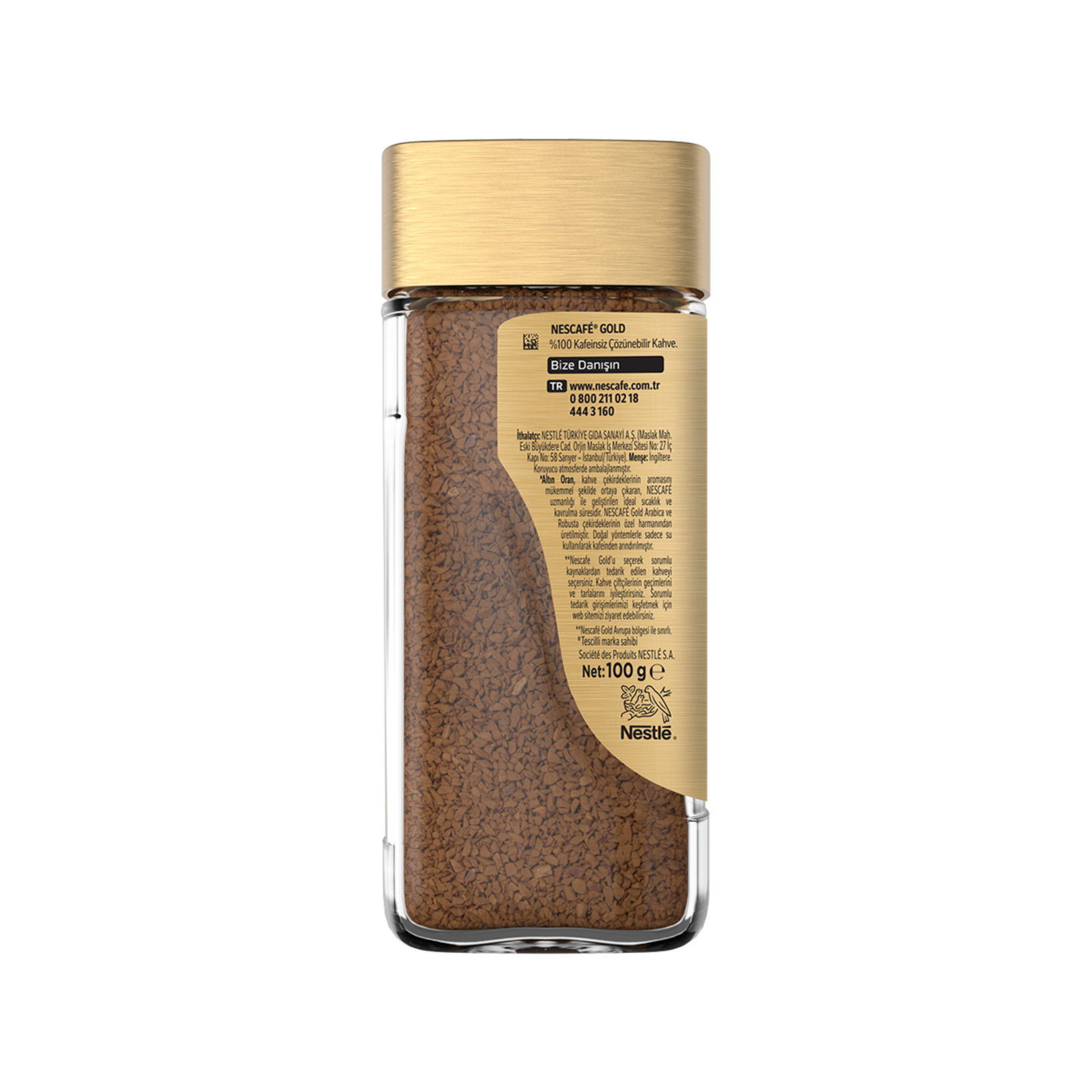 Nescafe Gold Kafeinsiz Kahve 100 G - Görsel 3