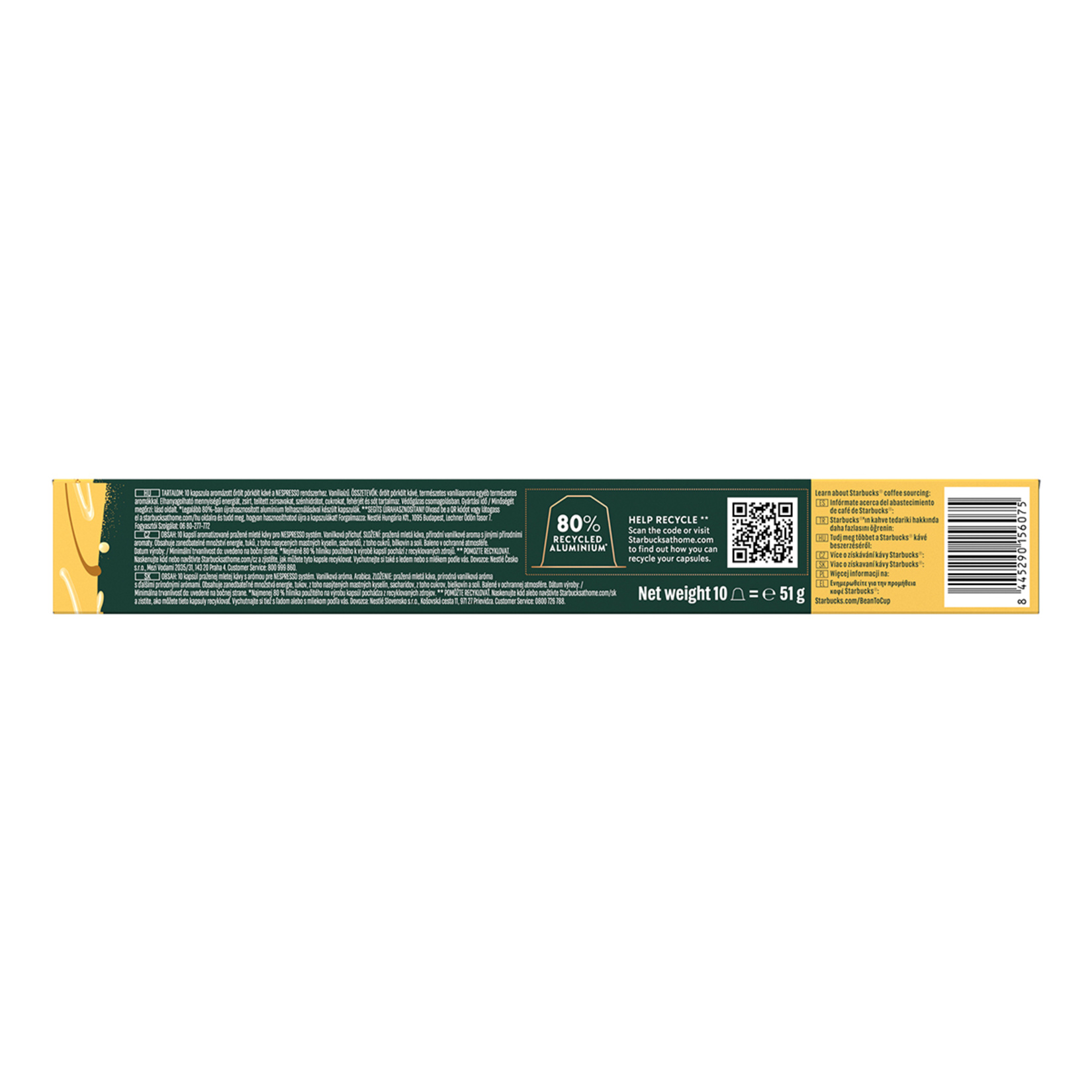 Starbucks By Nespresso Creamy Vanilla Kapsül Kahve 10'lu 51 G - Görsel 2