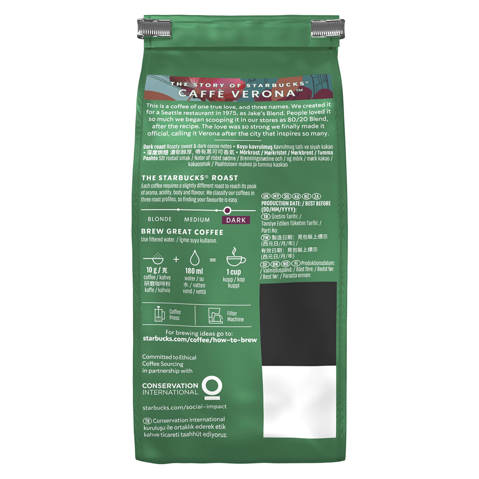 Starbucks Verona Blend Öğütülmüş Kahve 200 G - Görsel 2