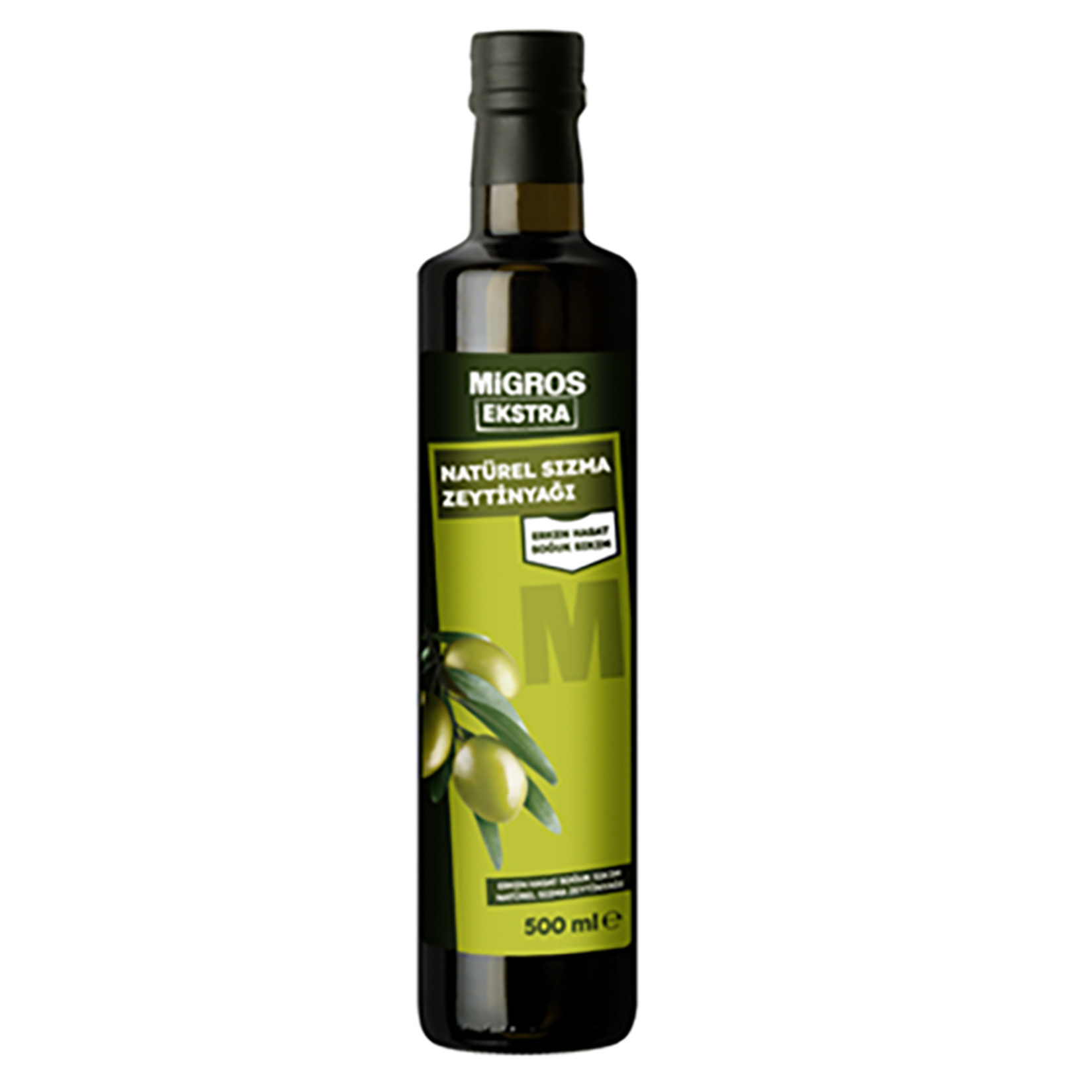 Migros Ekstra Erken Hasat Natural Sızma Zeytinyağı 500 Ml - Görsel 1