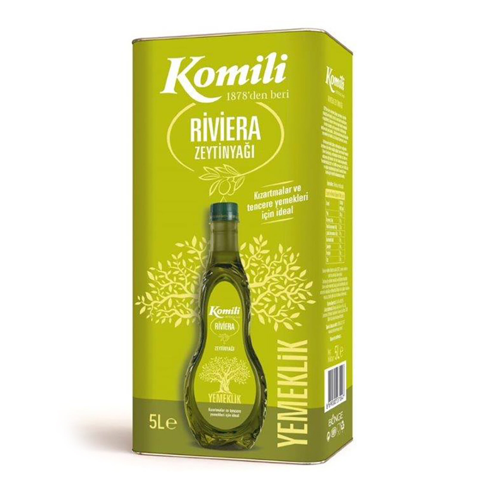 Komili Yemeklik Riviera Zeytinyağı 5 L