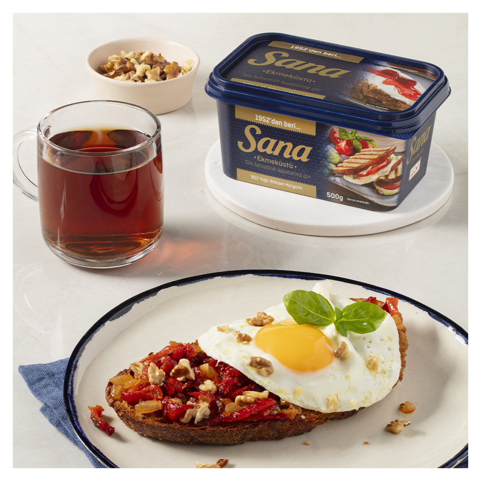 Sana Kase Margarin Ekmeküstü 500 G - Görsel 4