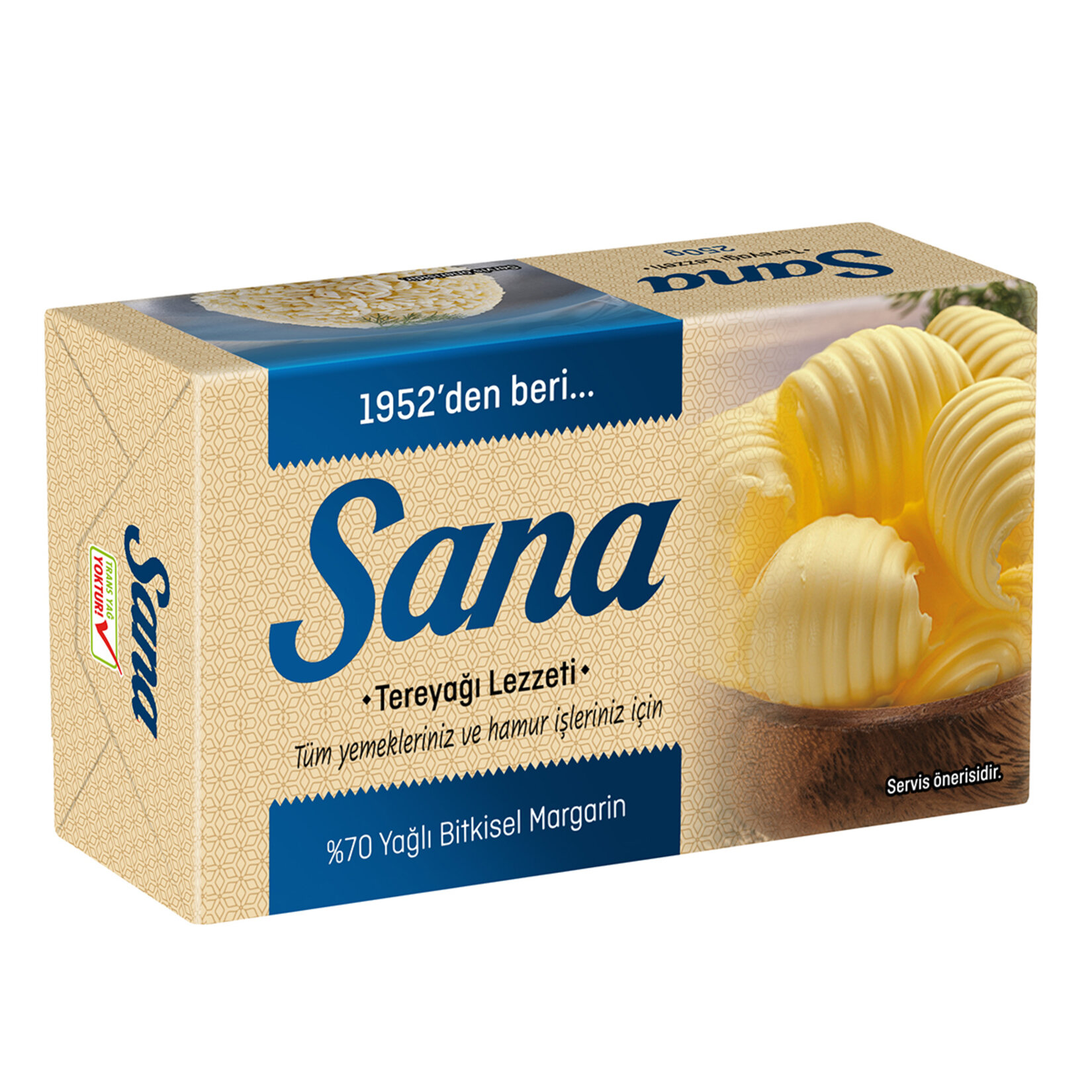 Sana Paket Margarin Tereyağı Lezzeti 250 G - Görsel 3