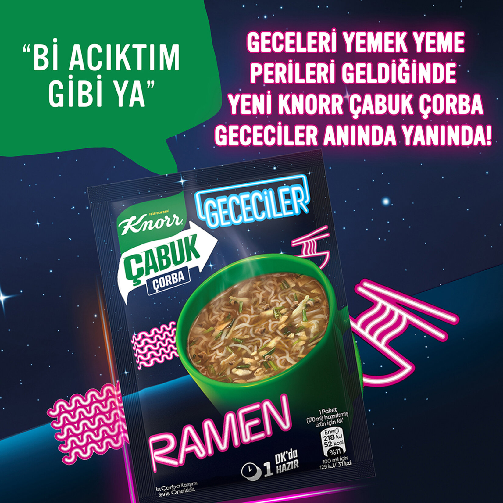 Knorr Çabuk Çorba Ramen 17 G - Görsel 4