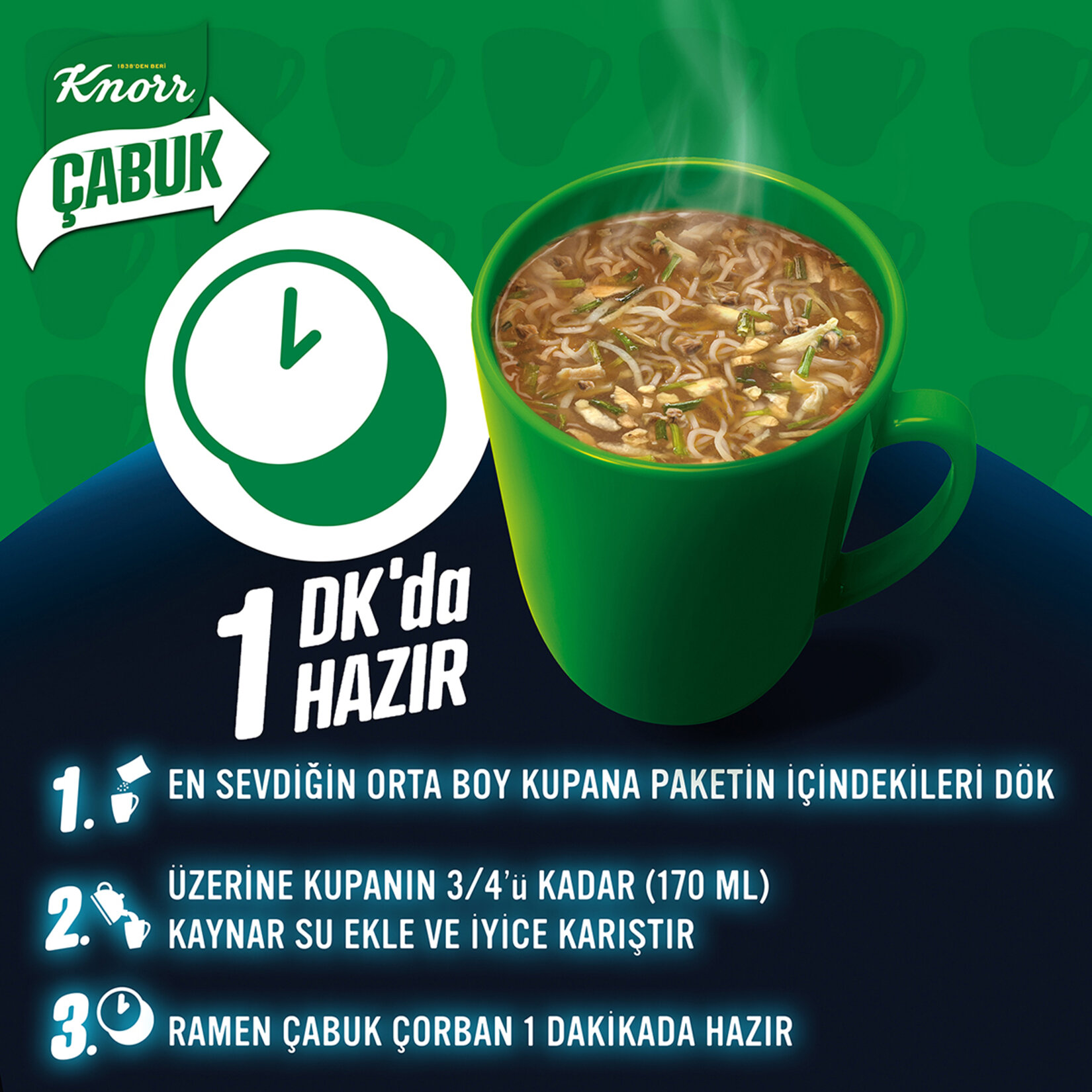 Knorr Çabuk Çorba Ramen 17 G - Görsel 5