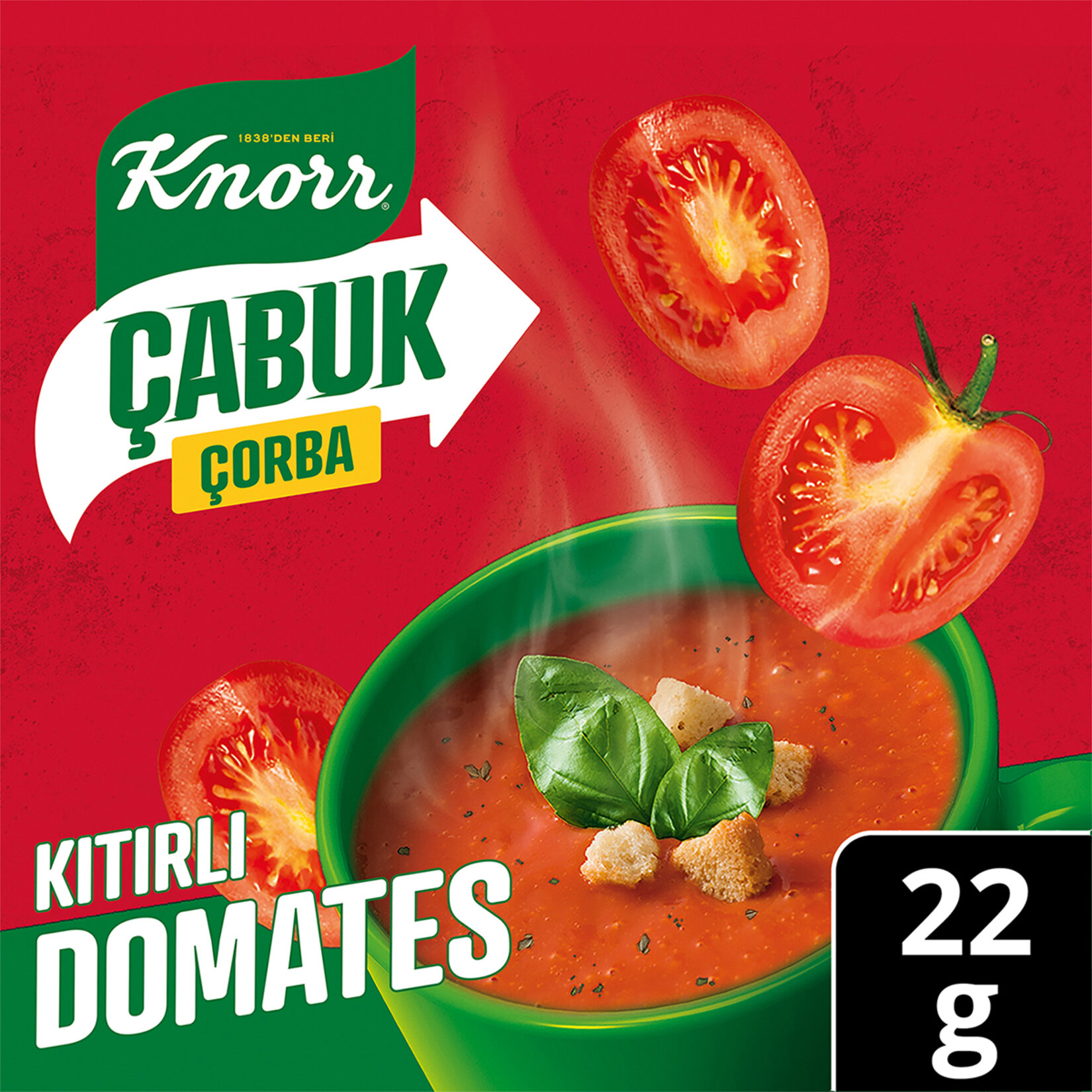 Knorr Çabuk Çorba Kıtırlı Domates 22 G - Görsel 2