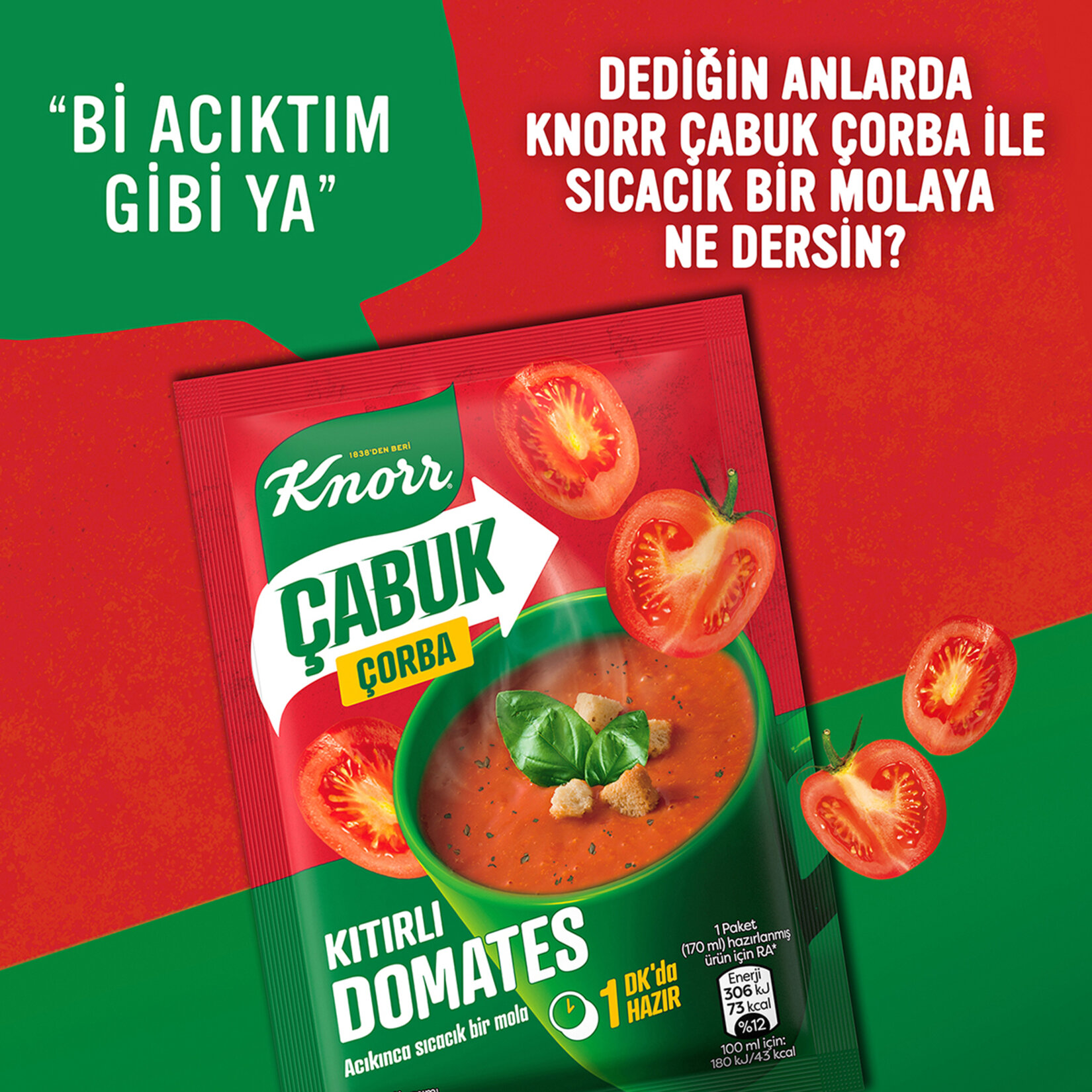 Knorr Çabuk Çorba Kıtırlı Domates 22 G - Görsel 4