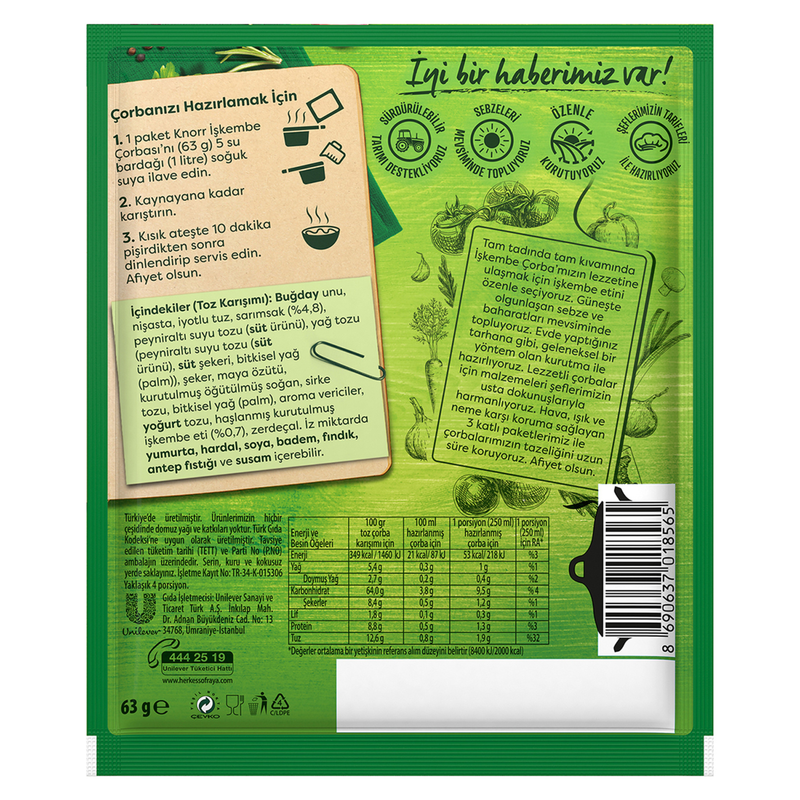 Knorr Hazır Çorba İşkembe 63 G - Görsel 5