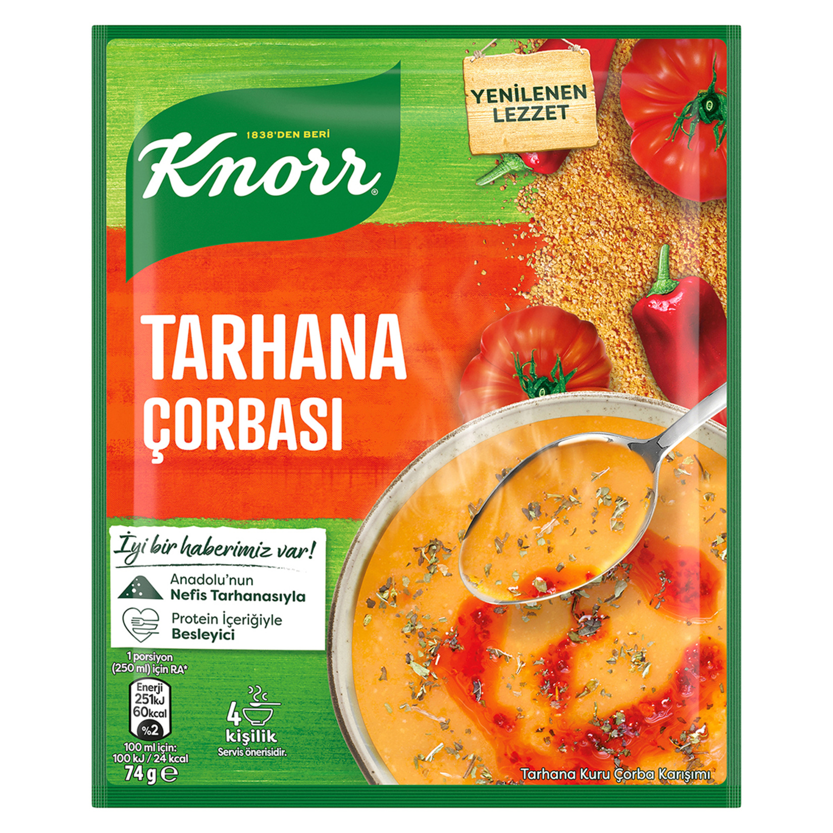 Knorr Hazır Çorba Tarhana Çorbası 74 G - Görsel 1