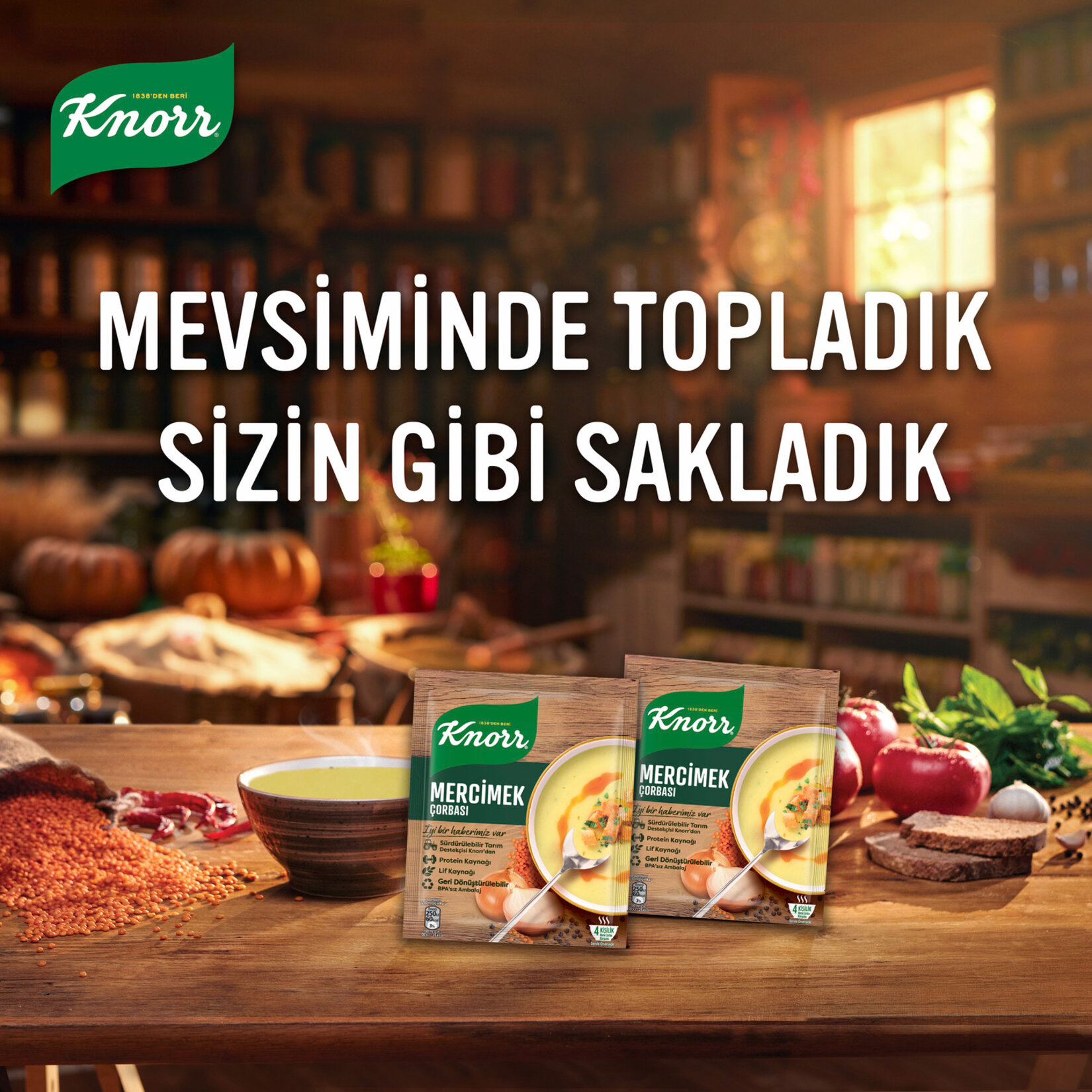 Knorr Hazır Çorba Mercimek 76 G - Görsel 4