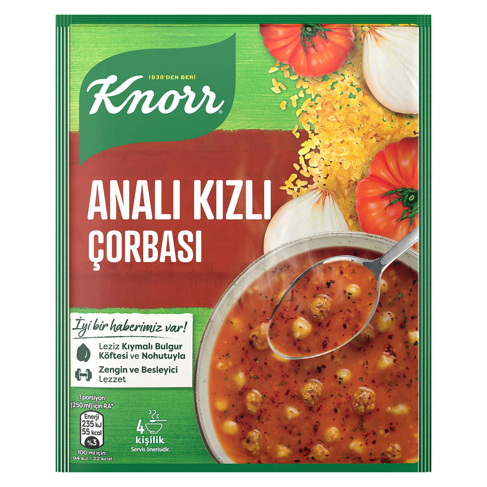 Knorr Analı Kızlı Çorbası 70 G - Görsel 1