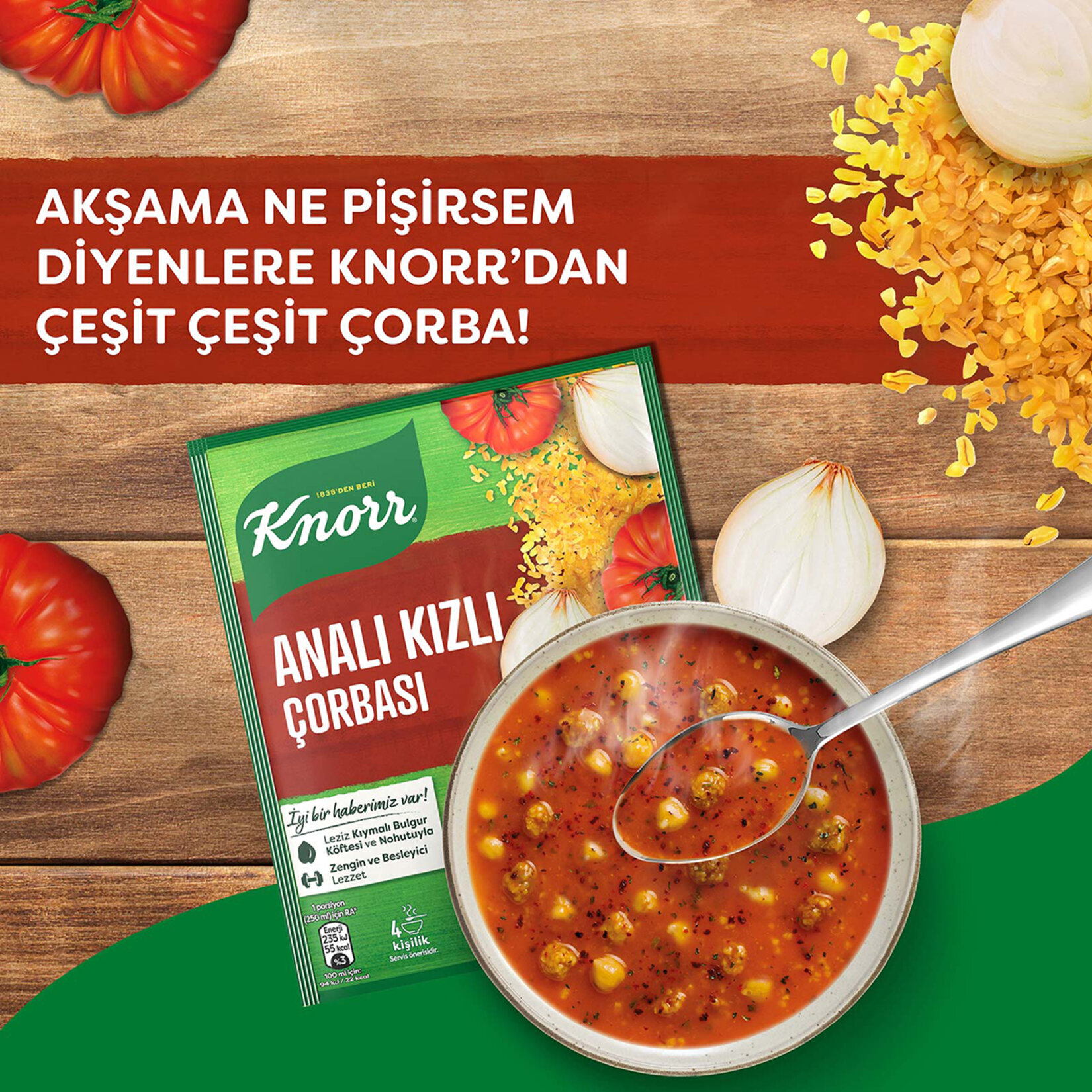 Knorr Analı Kızlı Çorbası 70 G - Görsel 3