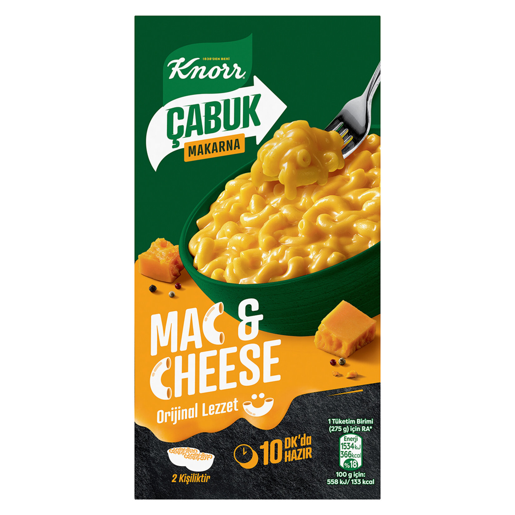 Knorr Çabuk Mac & Cheese Peynirli Makarna 212 G - Görsel 1