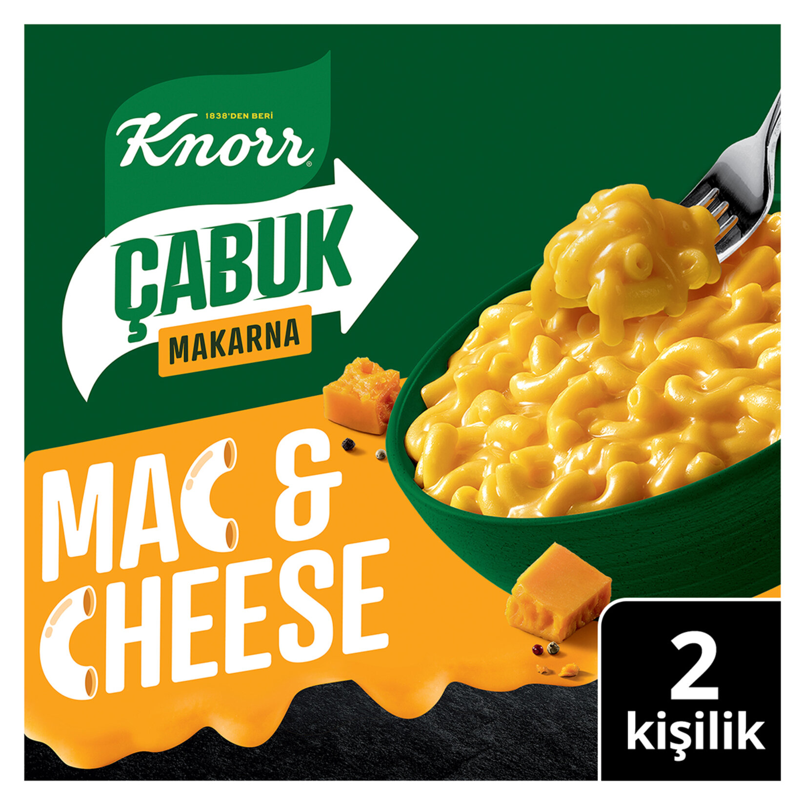 Knorr Çabuk Mac & Cheese Peynirli Makarna 212 G - Görsel 2