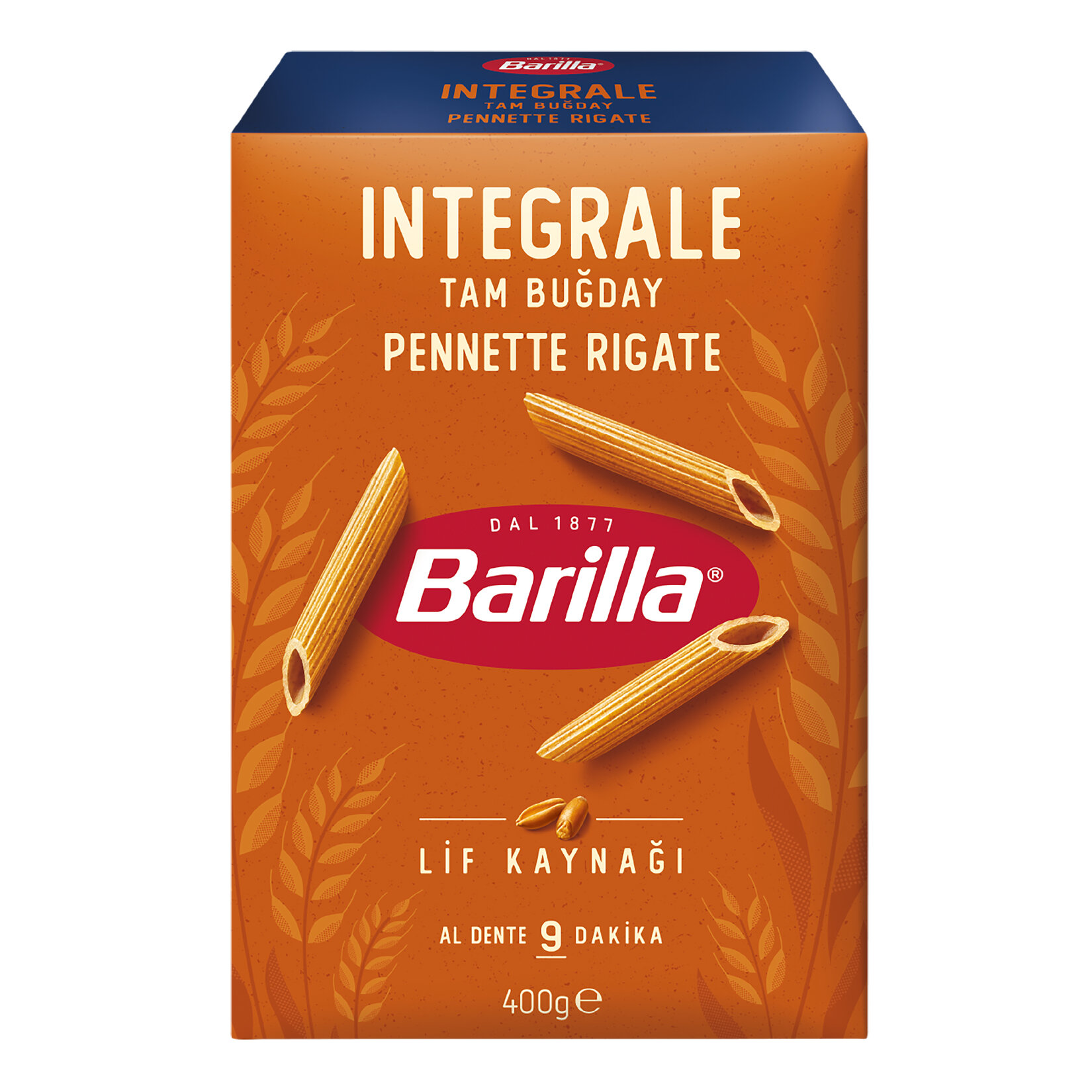 Barilla Tam Buğday Kalem Makarna (Integrale Pennette Rigate) 400 G - Görsel 2