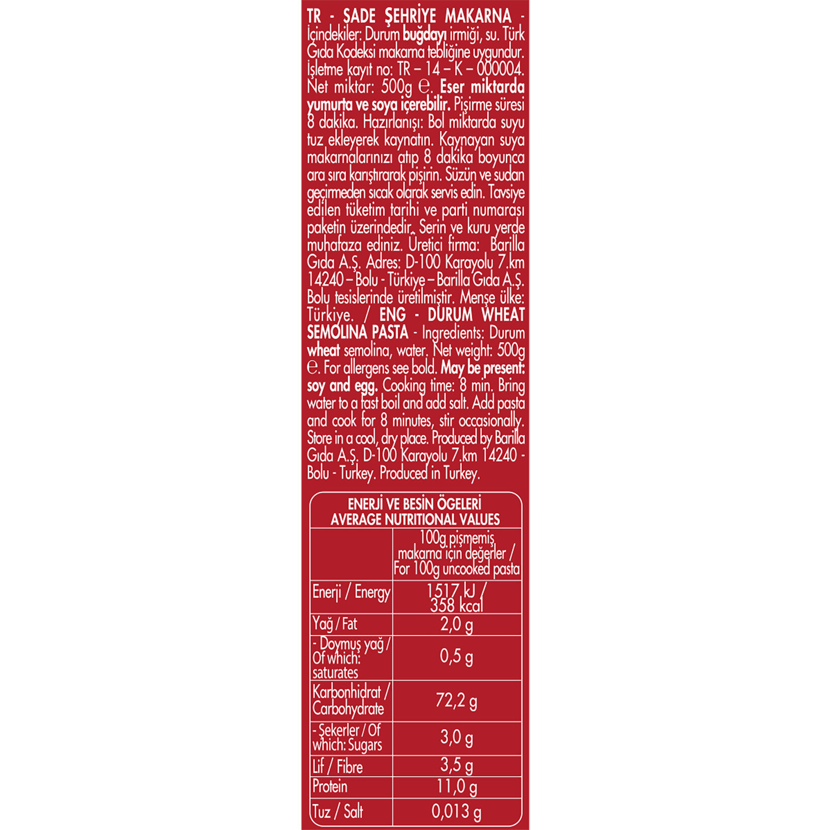 Filiz Kuskus Makarna 500 G - Görsel 4