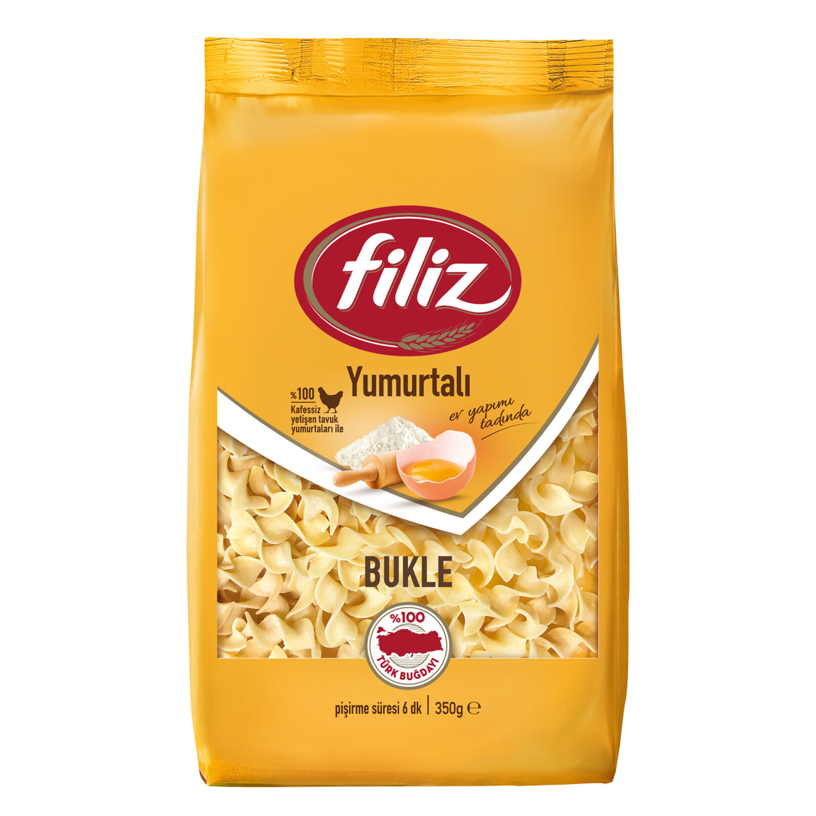 Filiz Yumurtalı Bukle Makarna 350 G - Görsel 1