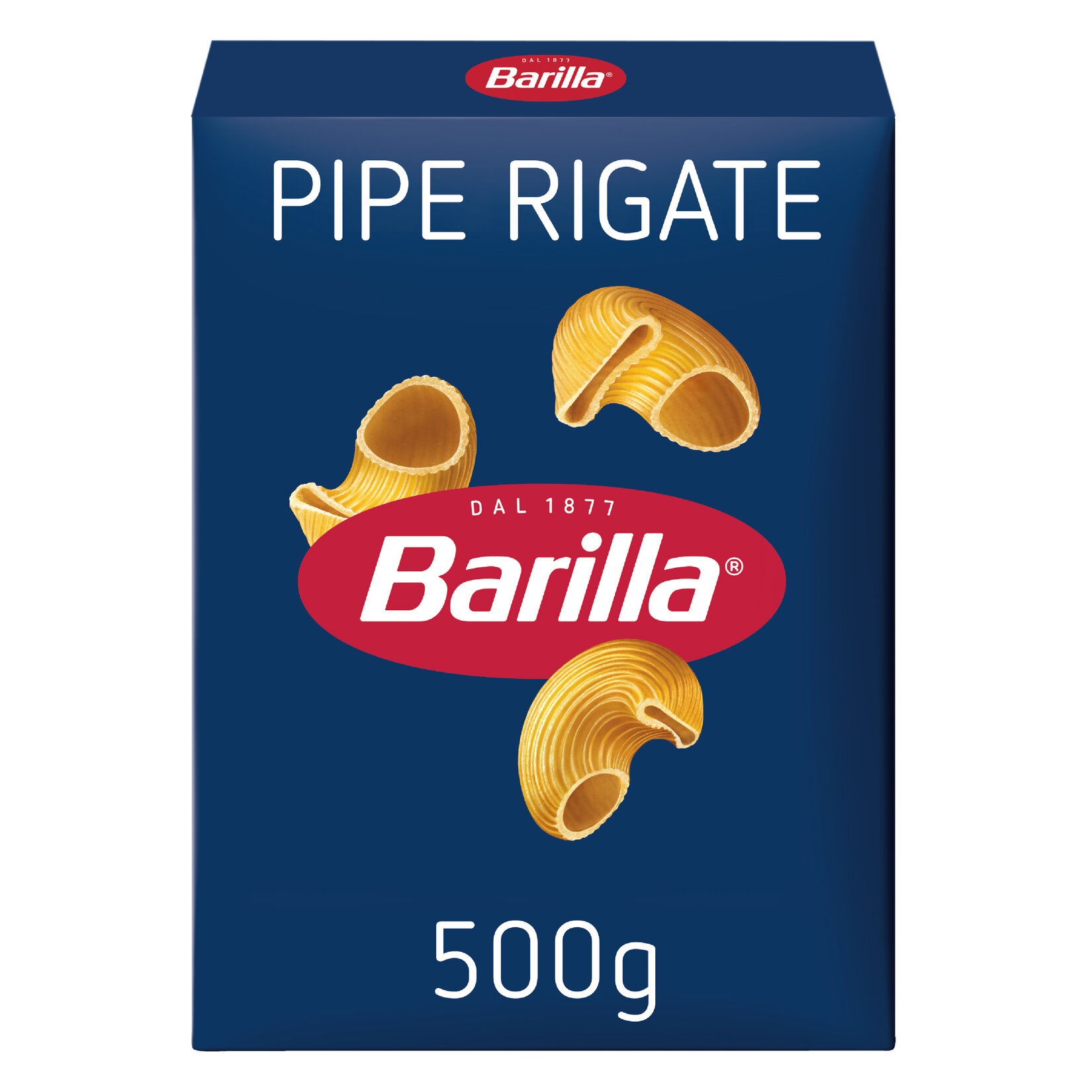 Barilla Mantı Makarna (Pipe Rigate) 500 G - Görsel 1