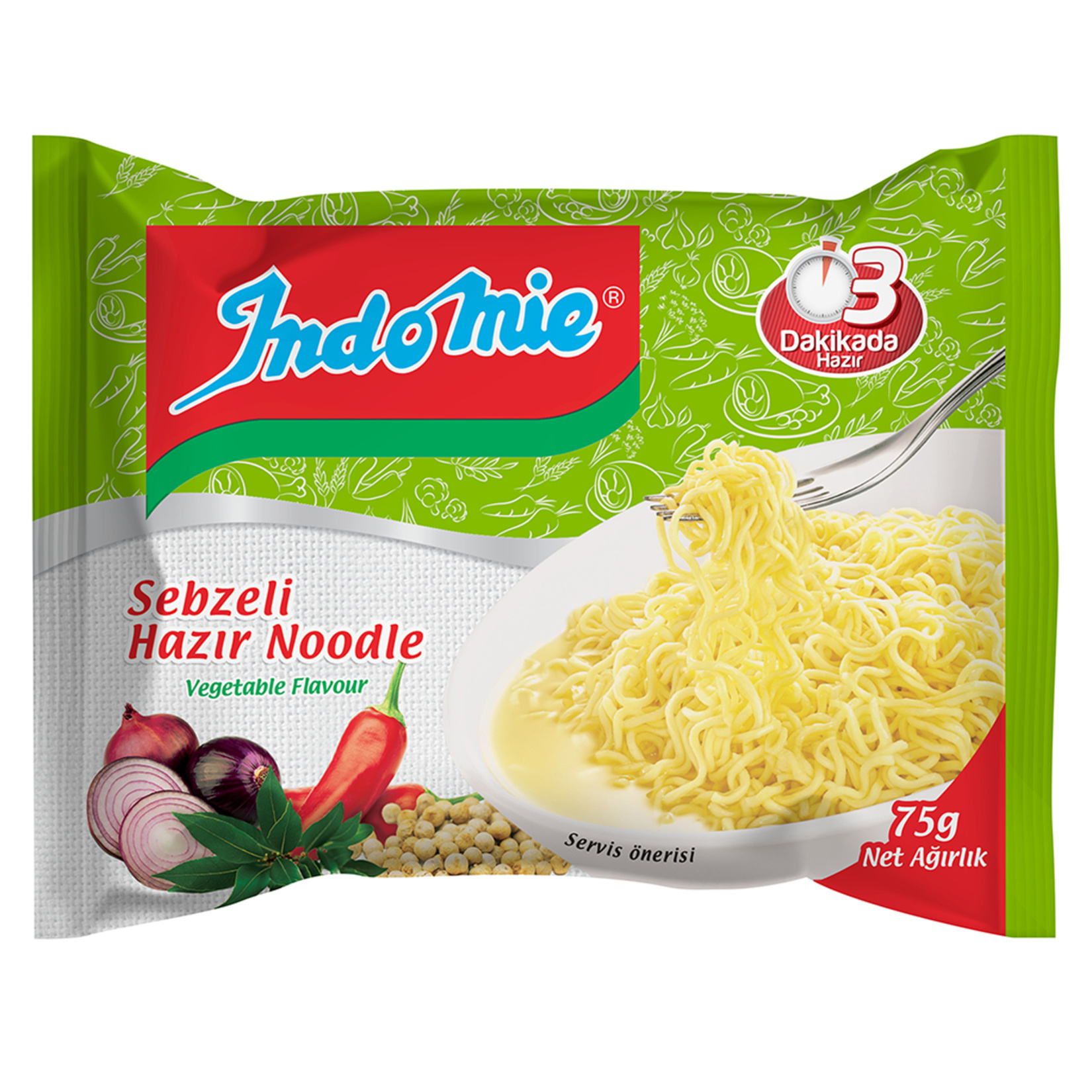 Indomie Sebzeli Noodle 75 G