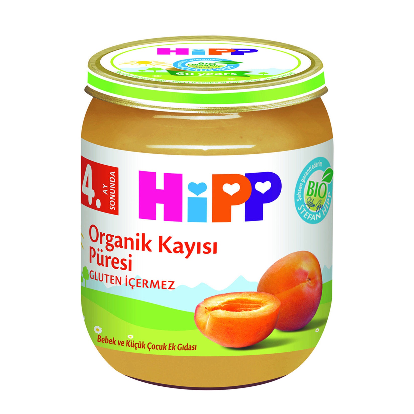 Hipp Organik Kayısı Püresi 125 G