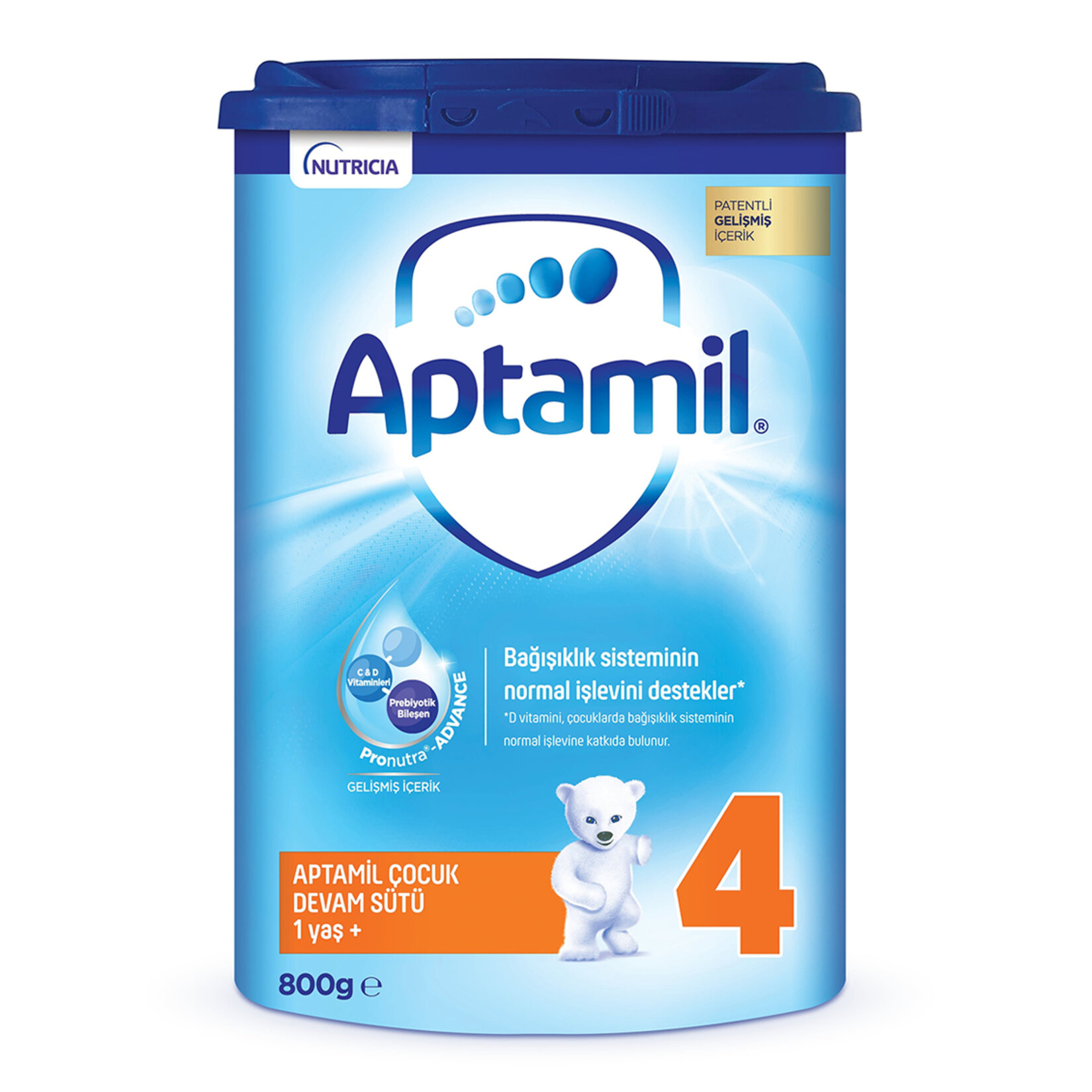 Aptamil 4 Çocuk Devam Sütü 800 G 1+ Yaş Akıllı Kutu - Görsel 1