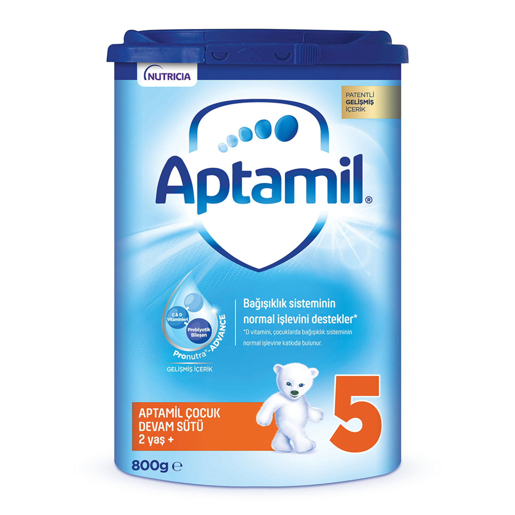 Aptamil 5 Çocuk Devam Sütü 800 G 2+ Yaş Akıllı Kutu - Görsel 1