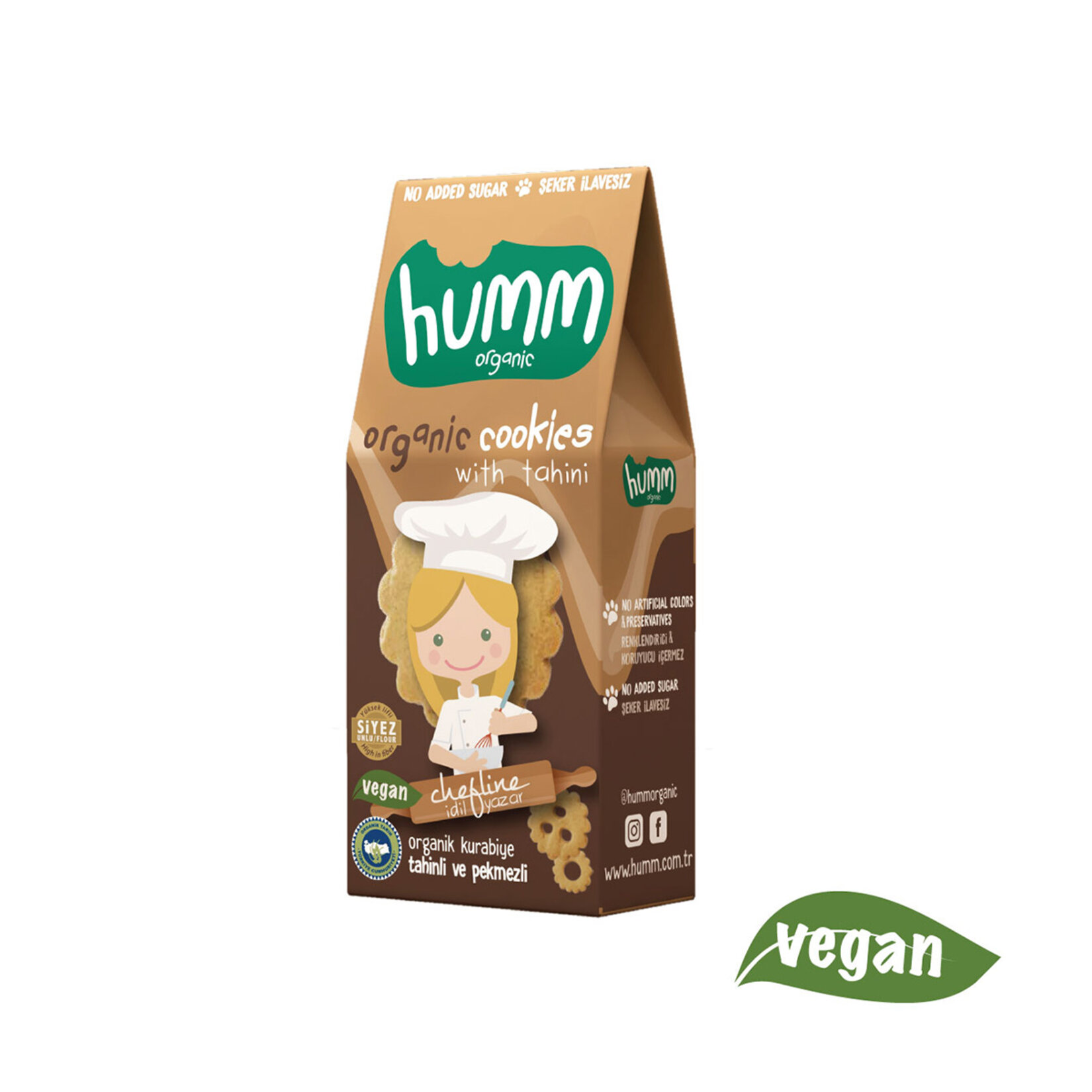 Humm Organic Tahinli Pekmezli Vegan Kurabiye 55 G - Görsel 2