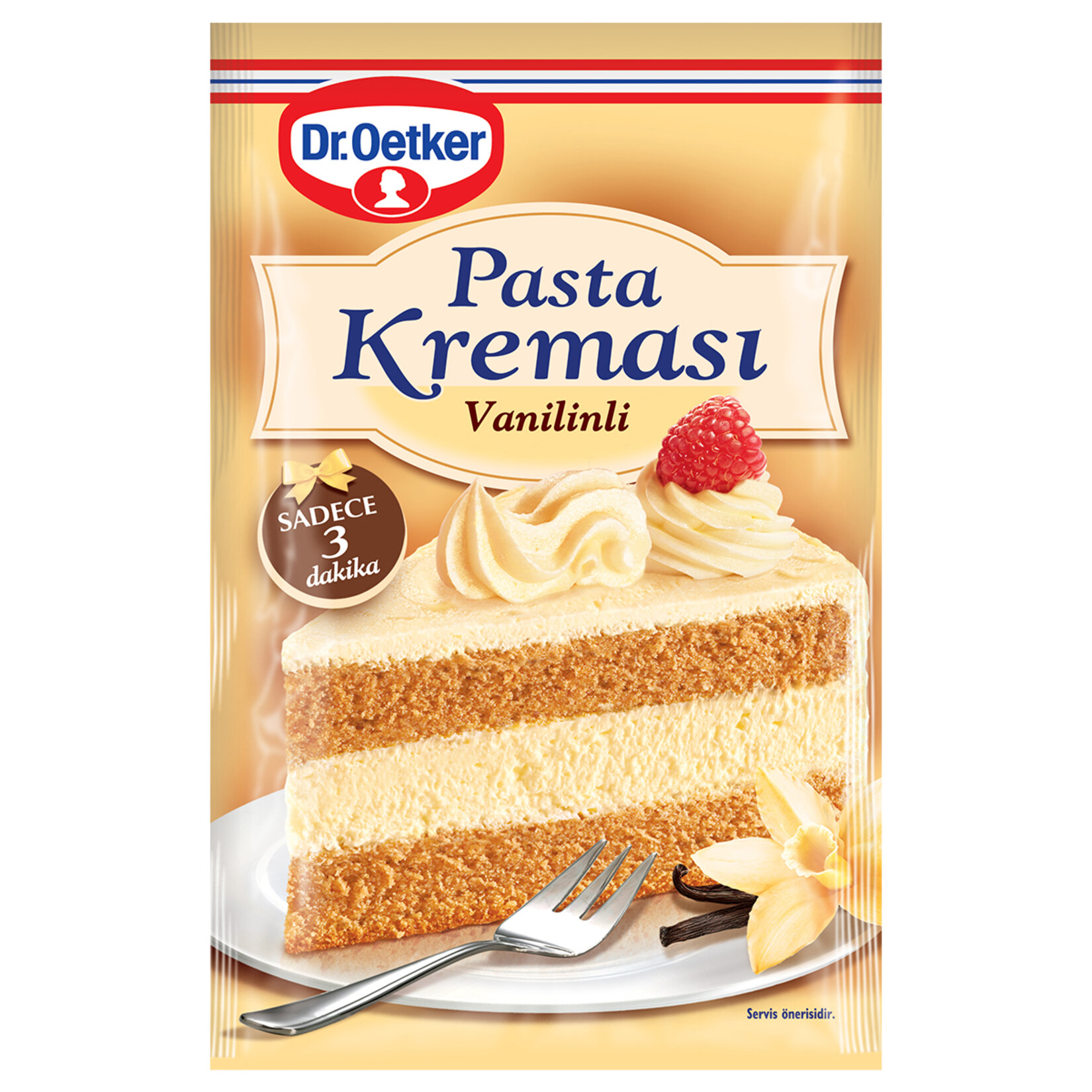 Dr.Oetker Pasta Kreması Vanilyalı 136 G - Görsel 1