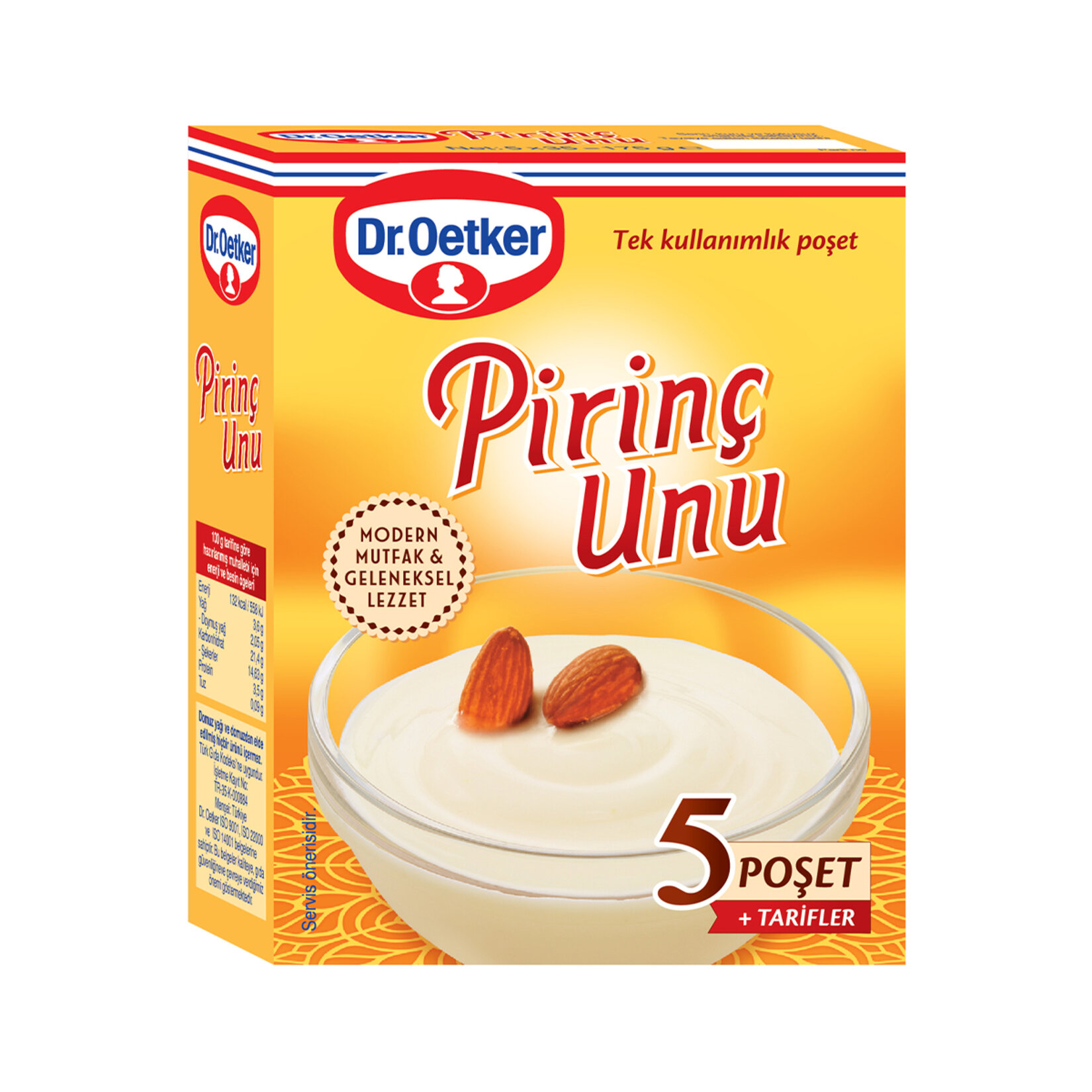 Dr Oetker Pirinç Unu 5'li 175 G