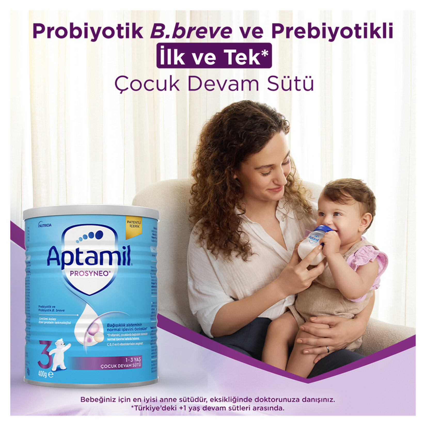 Aptamil Prosyneo Devam Sütü 3 400 G - Görsel 5