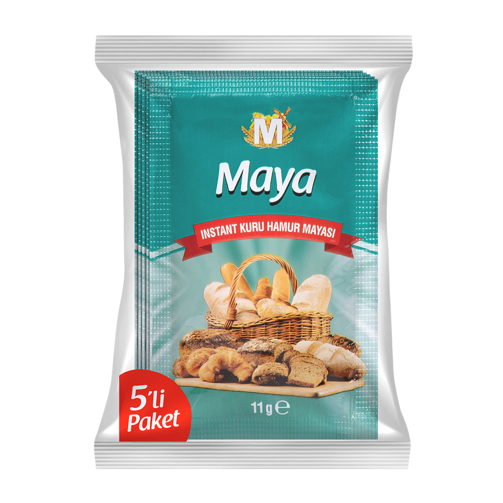 Migros Instant Kuru Hamur Mayası 5 x 11 G - Görsel 1