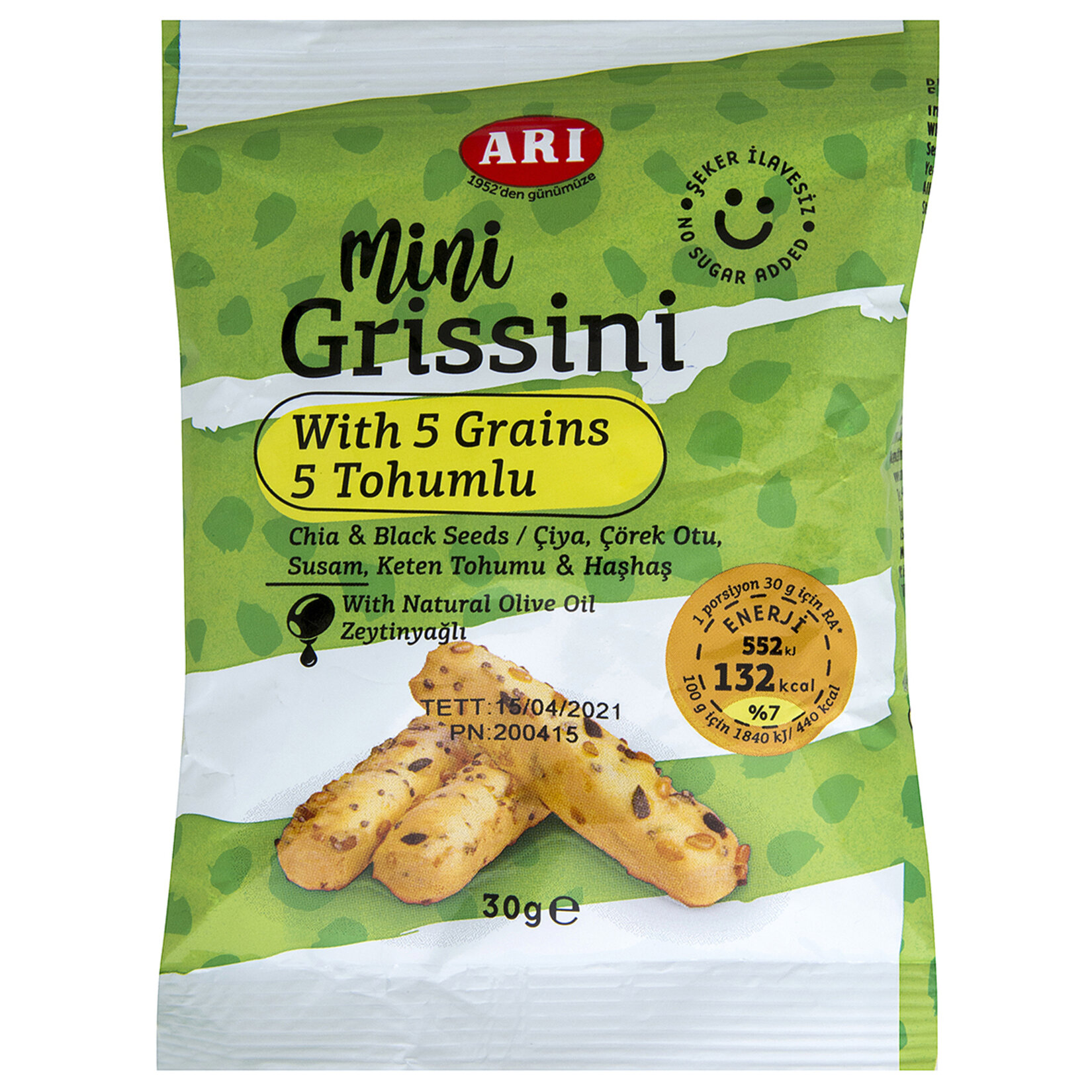 Arı 5 Tohumlu Mini Grissini 30 G