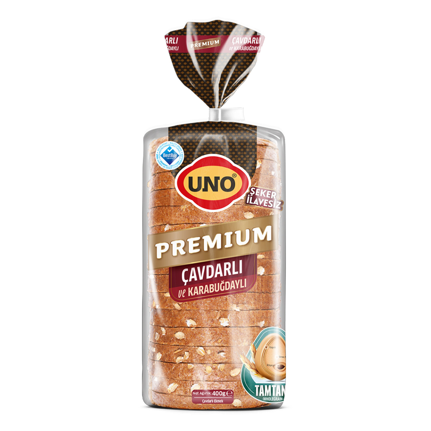 Uno Premium Çavdarlı & Karabuğdaylı 400 G - Görsel 1
