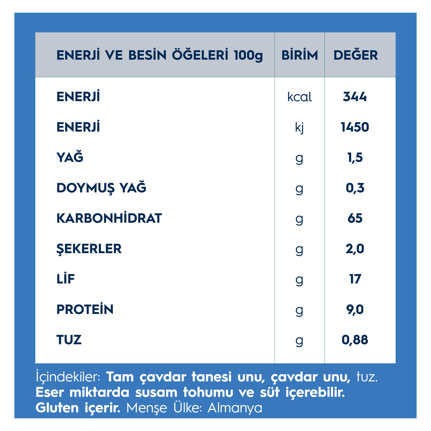 Wasa İnce Gevrek Ekmek (Crispbread Delikatess) 270 G - Görsel 3
