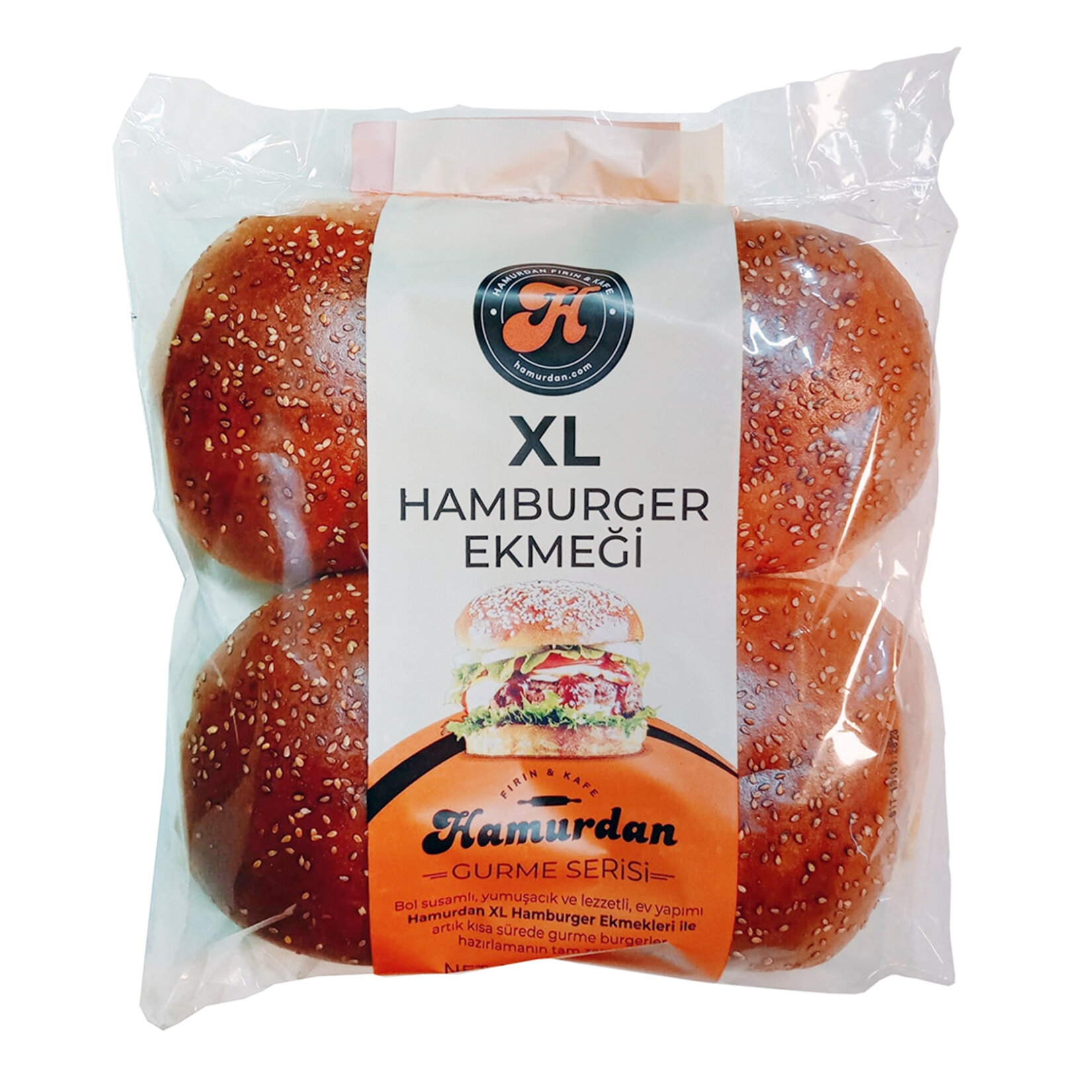 Hamurdan Xl Hamburger Ekmeği 4 x 110 G