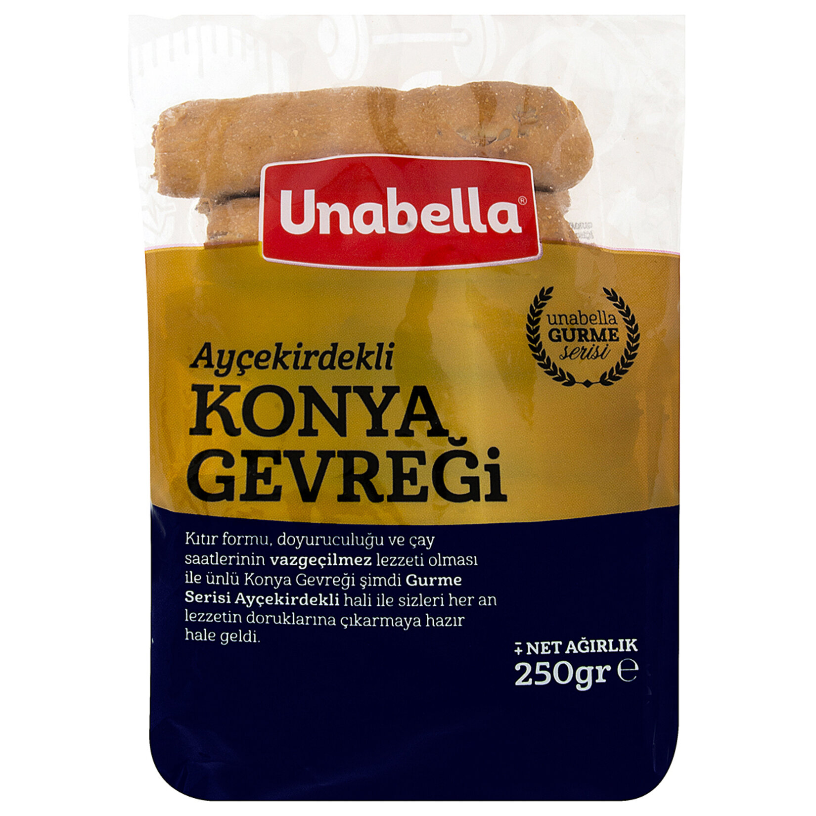 Unabella Ayçekirdekli Konya Gevreği 250 G