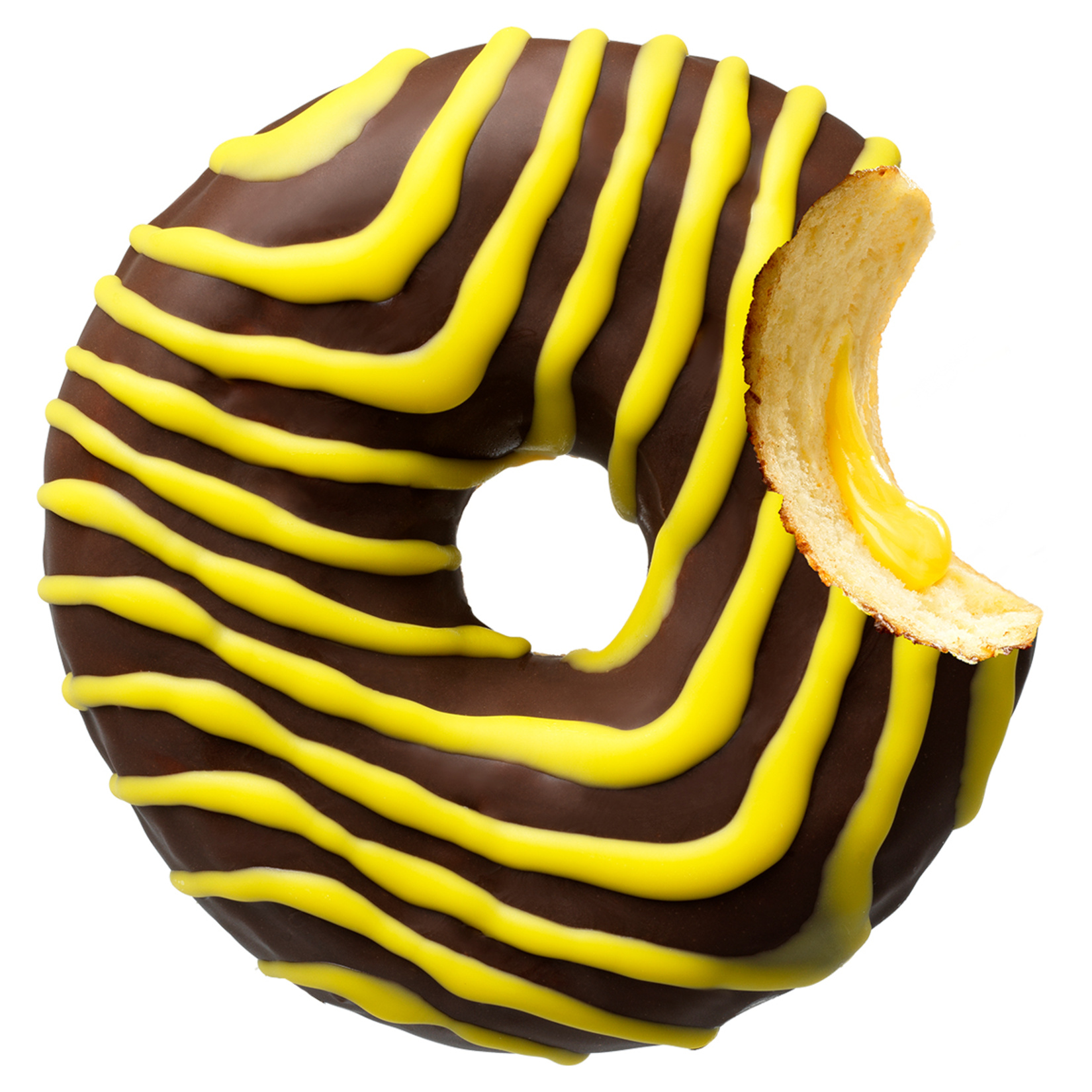 Pasta Kreması Dolgulu Kakao Kaplamalı Donut 71 G - Görsel 2