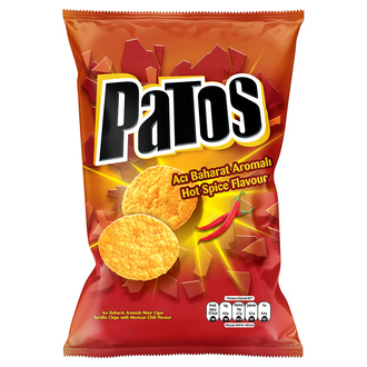 Patos Acı Baharat Aromalı Mısır Cipsi 185 G