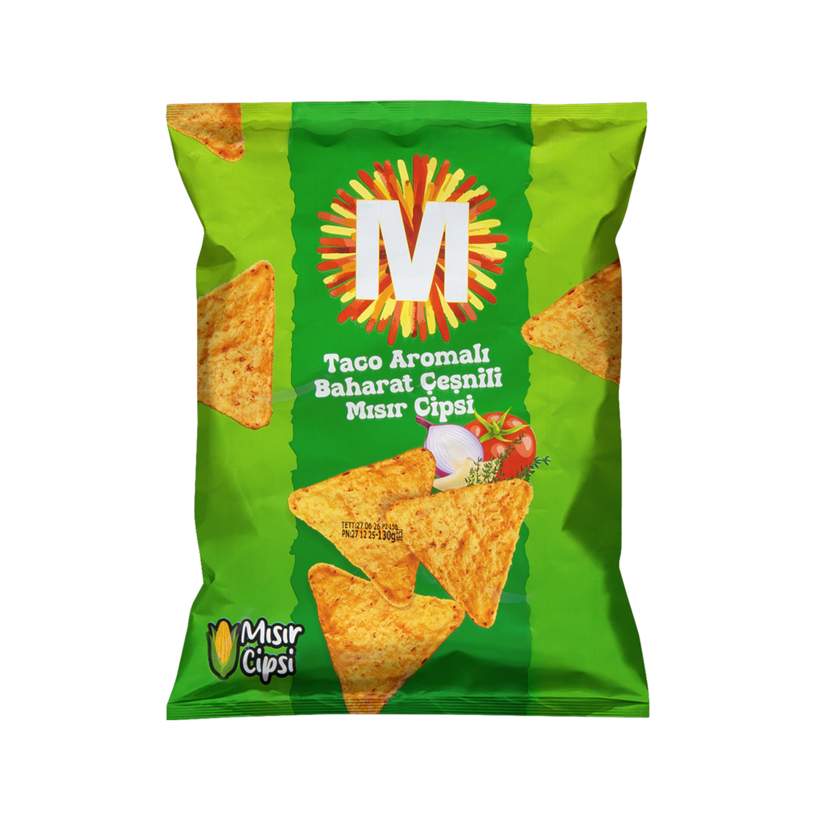 Migros Taco Aromalı Baharat Çeşnili Mısır Cipsi 130 G - Görsel 1