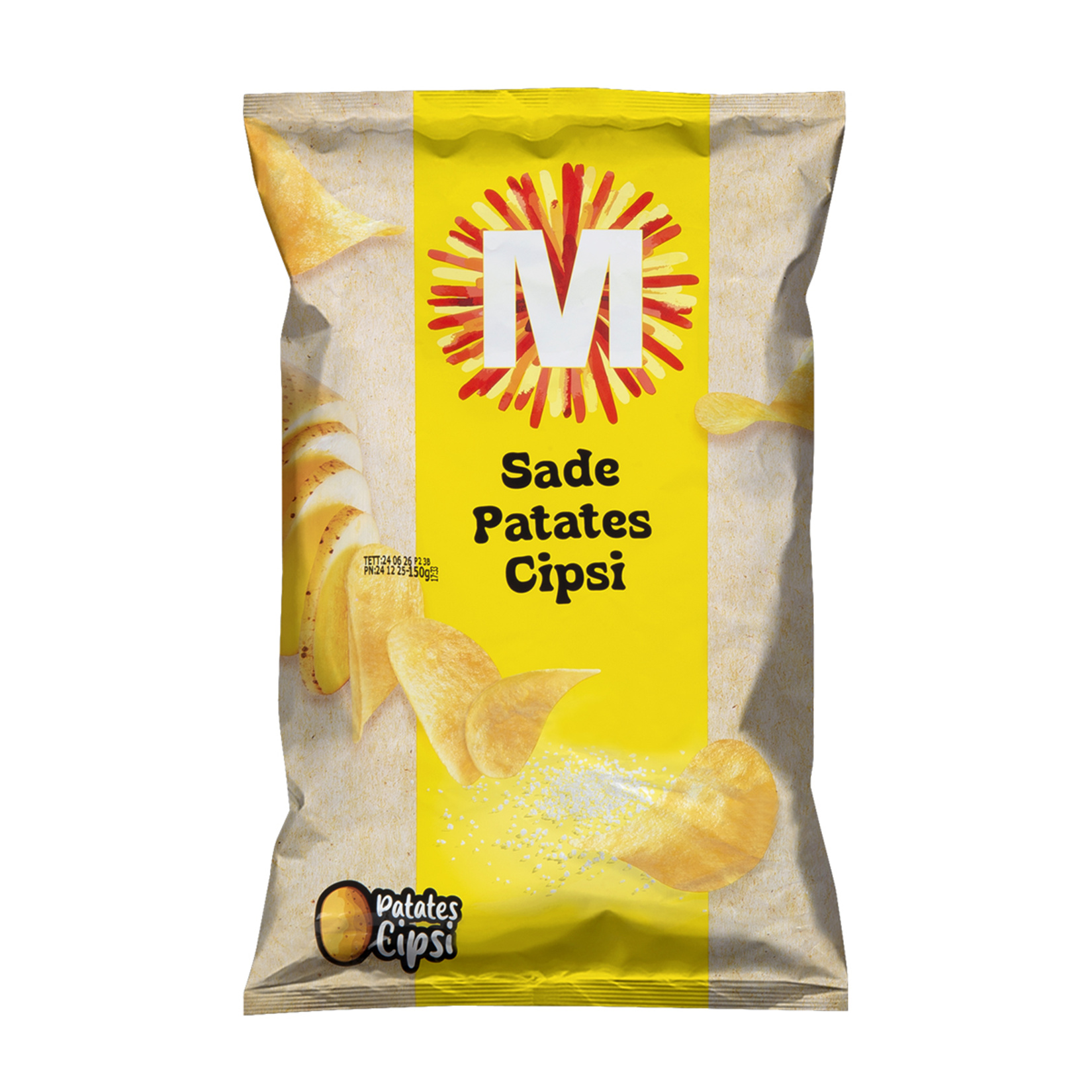 Migros Sade Patates Cipsi 150 G - Görsel 1