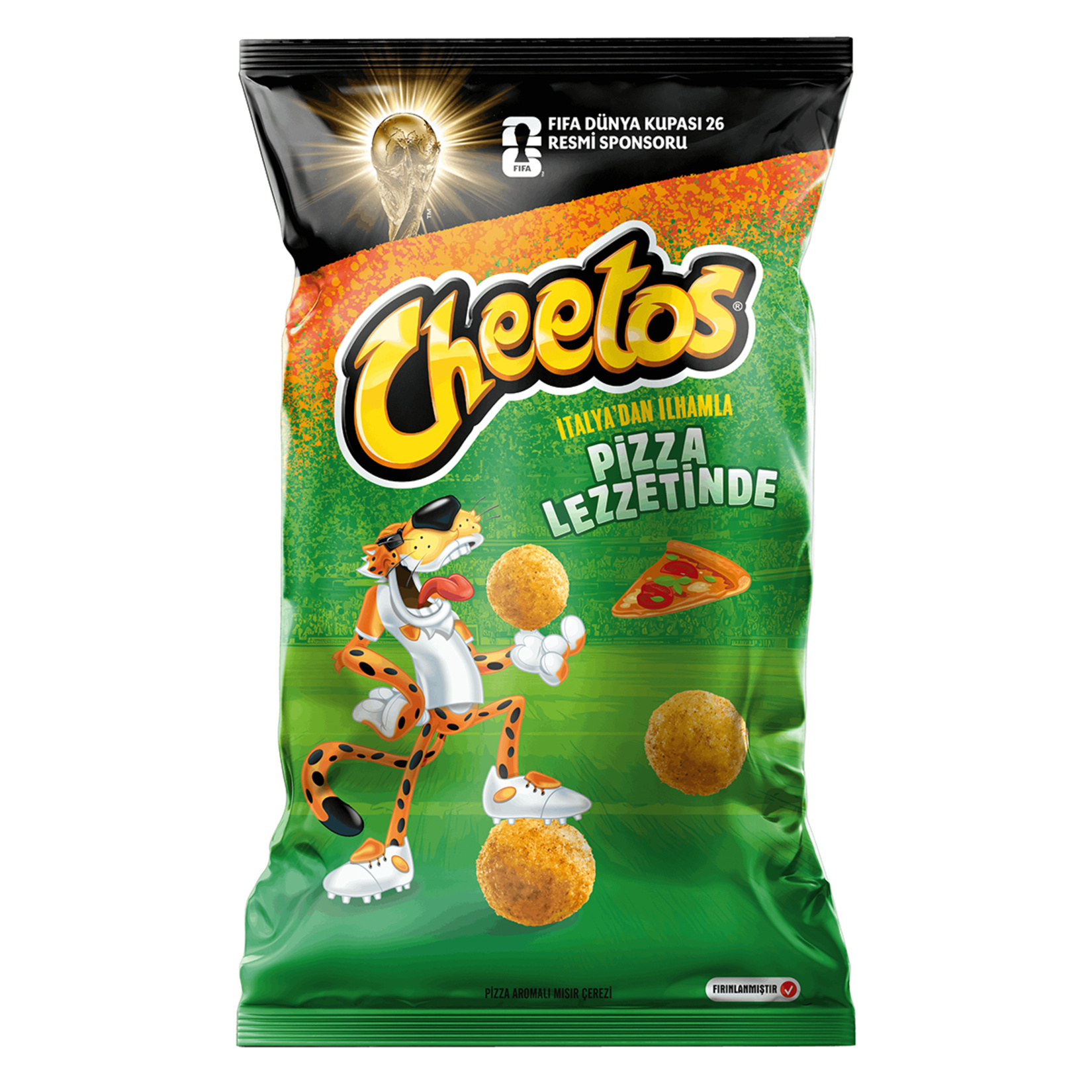 Cheetos Fırından Mega İtalya'dan İlham Pizza Lezzet 80 G - Görsel 1