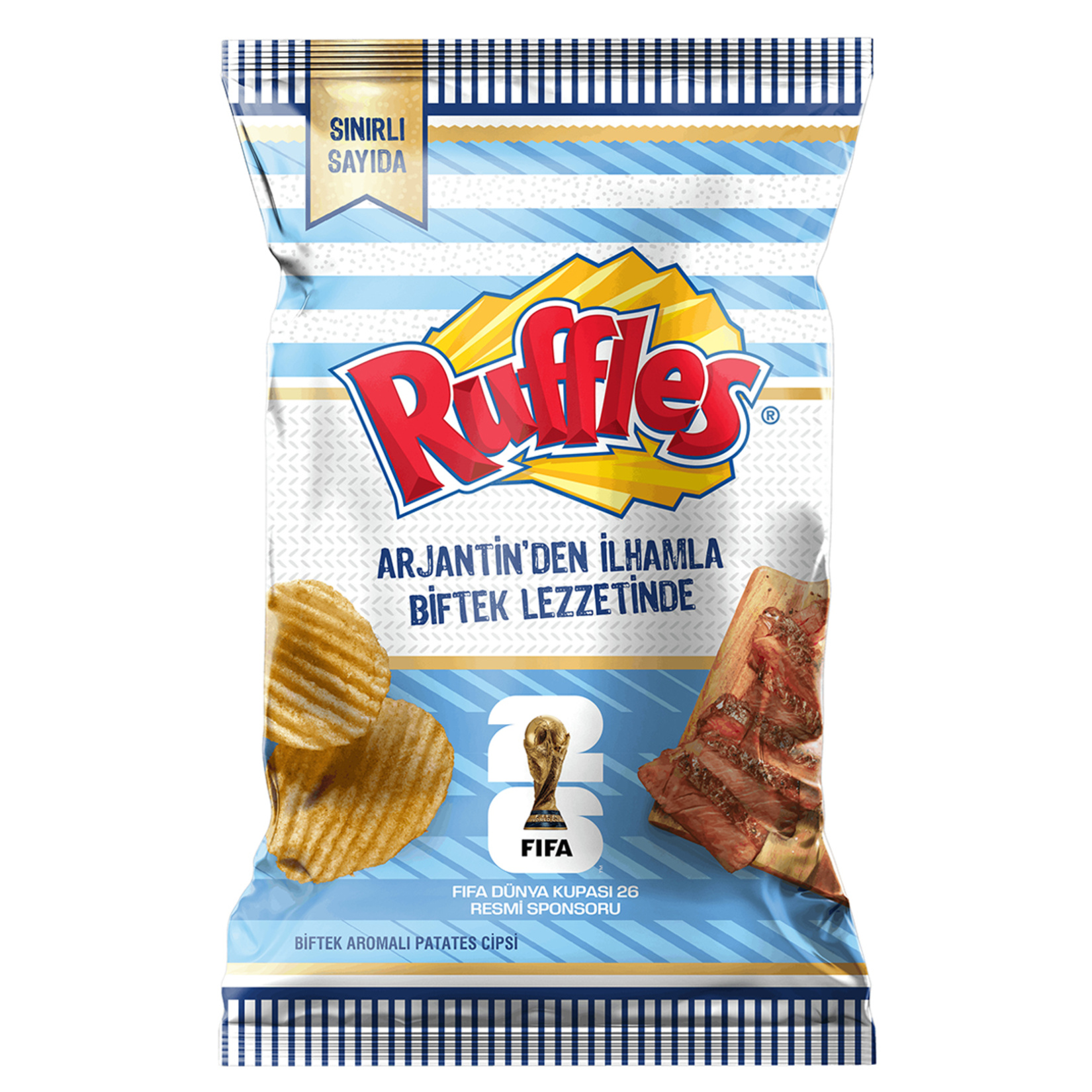 Ruffles Arjantin'den İlhamla Biftek Lezzeti 115 G - Görsel 1