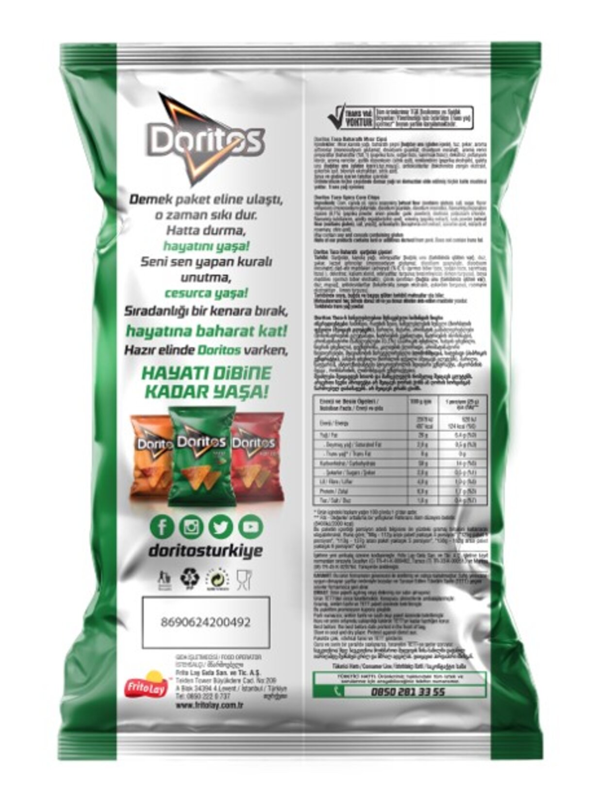 Doritos Taco Mısır Cipsi Süper Boy 121 G - Görsel 2