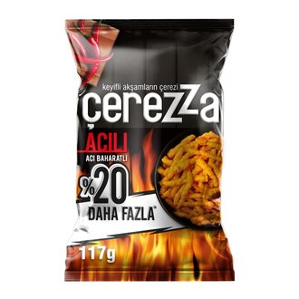 Çerezza Acı Baharatlı Mısır Çerezi Süper Boy 117 G
