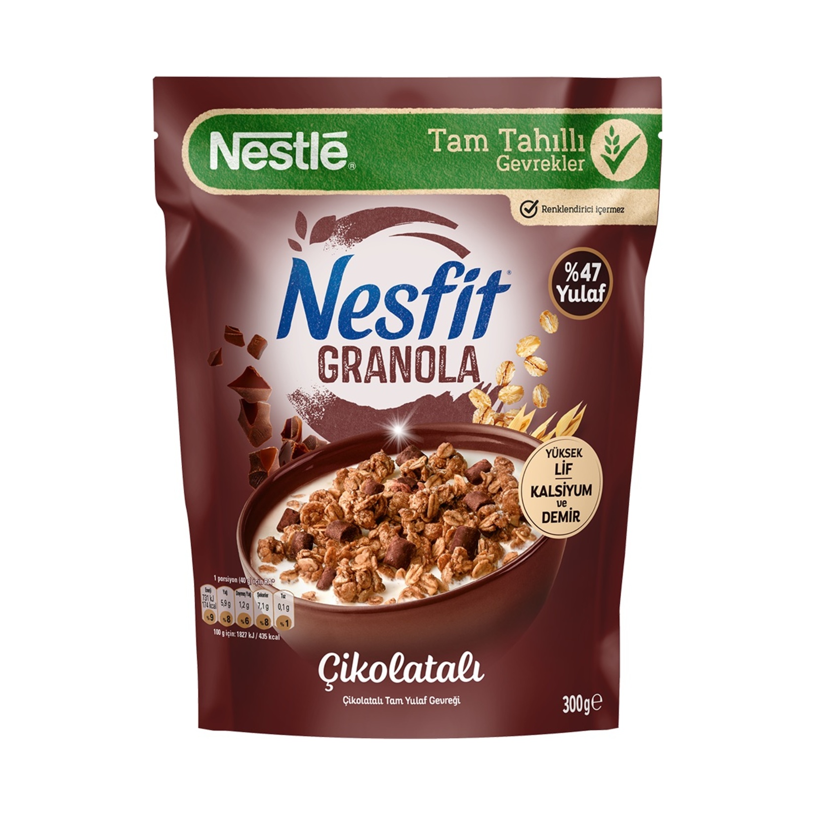 Nesfit Çikolatalı Granola 300 G - Görsel 1