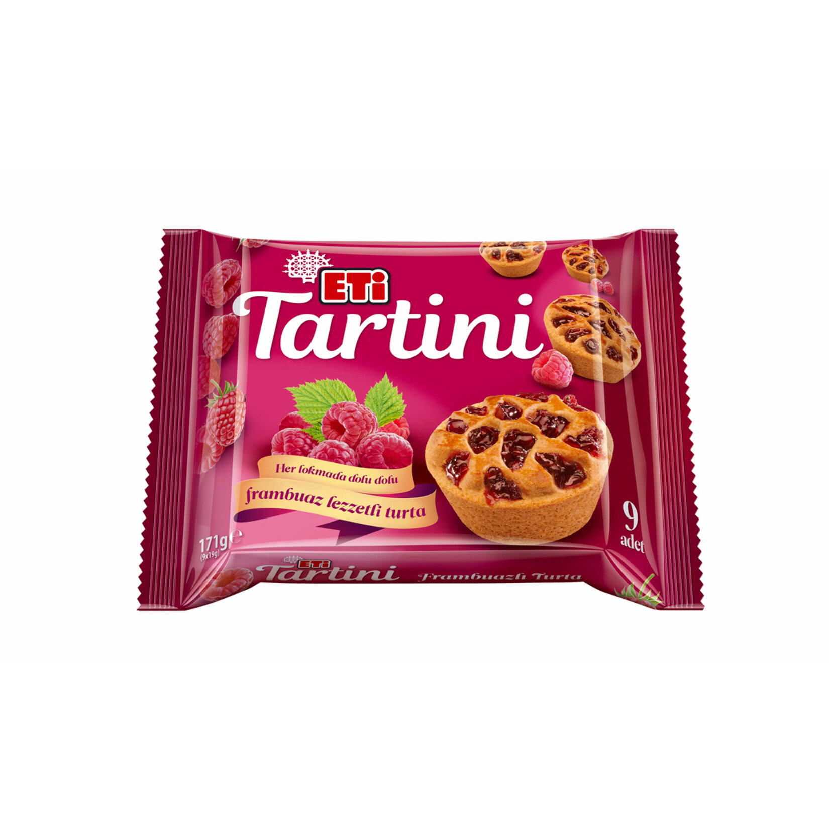 Eti Tartini Frambuazlı Turta 171 g - Görsel 1