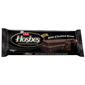 Eti Hoşbeş Bitter Çikolata Kremalı Gofret 142 G