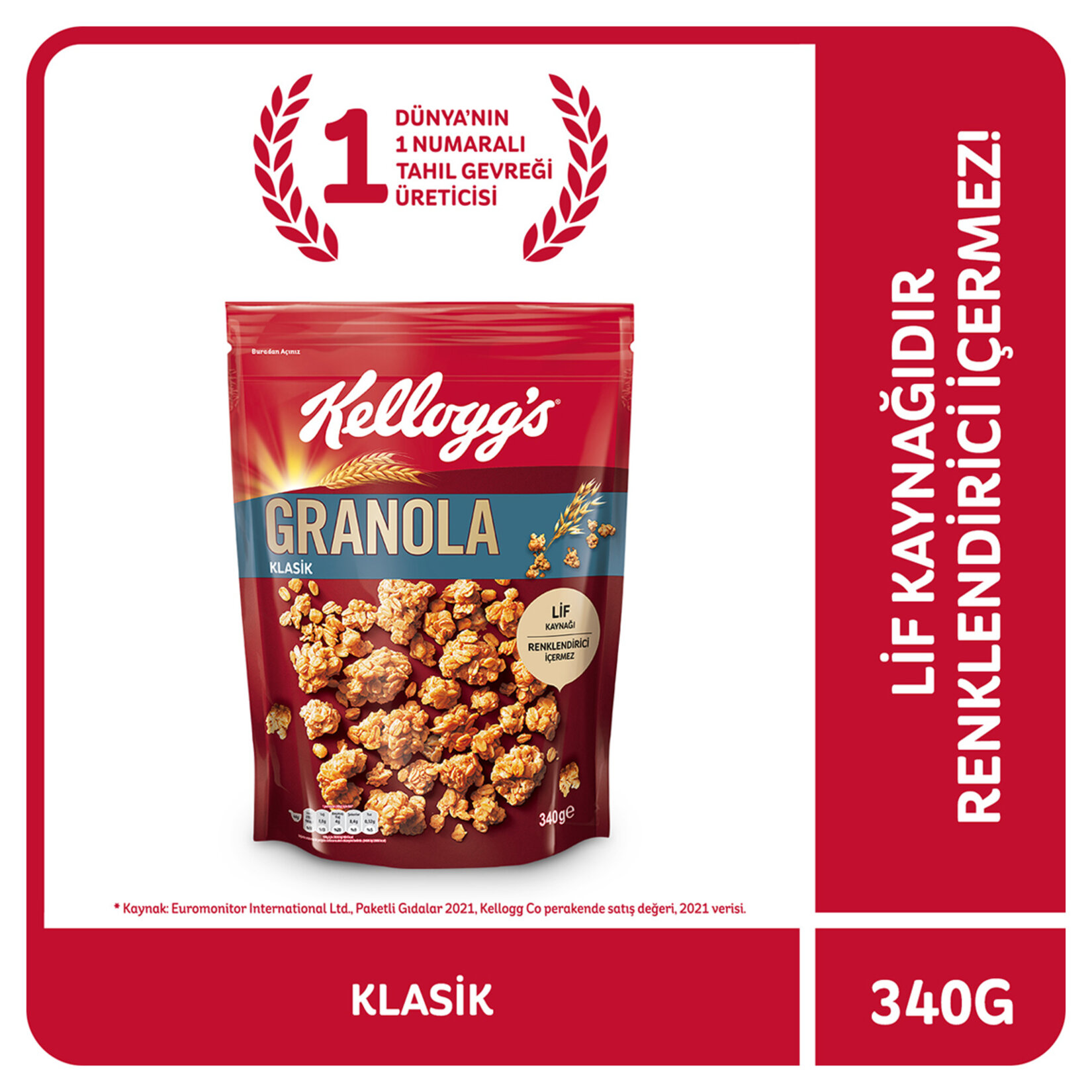 Kellogg's Granola Klasik 340 G