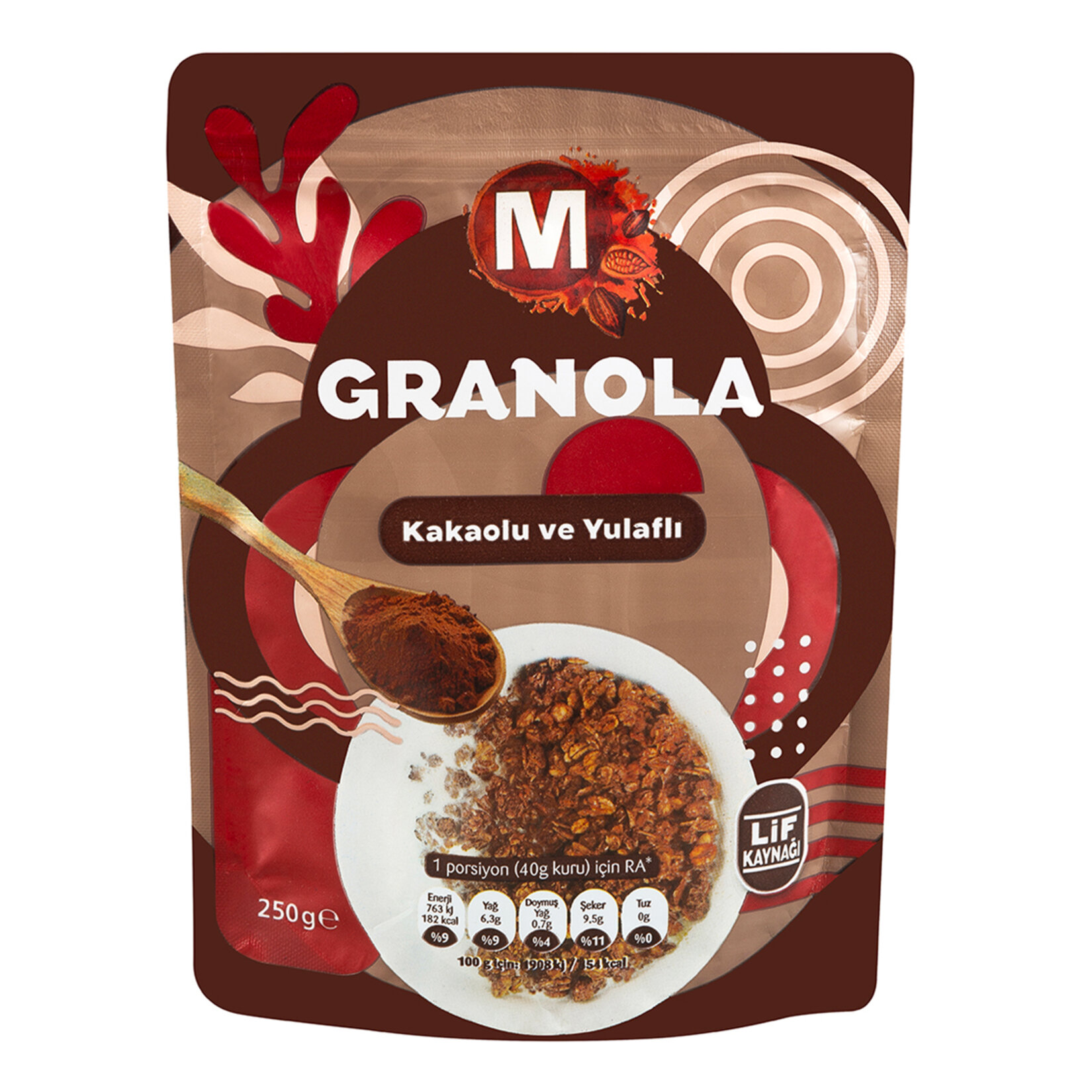 Migros Granola Yulaflı Kakaolu 250 G - Görsel 1