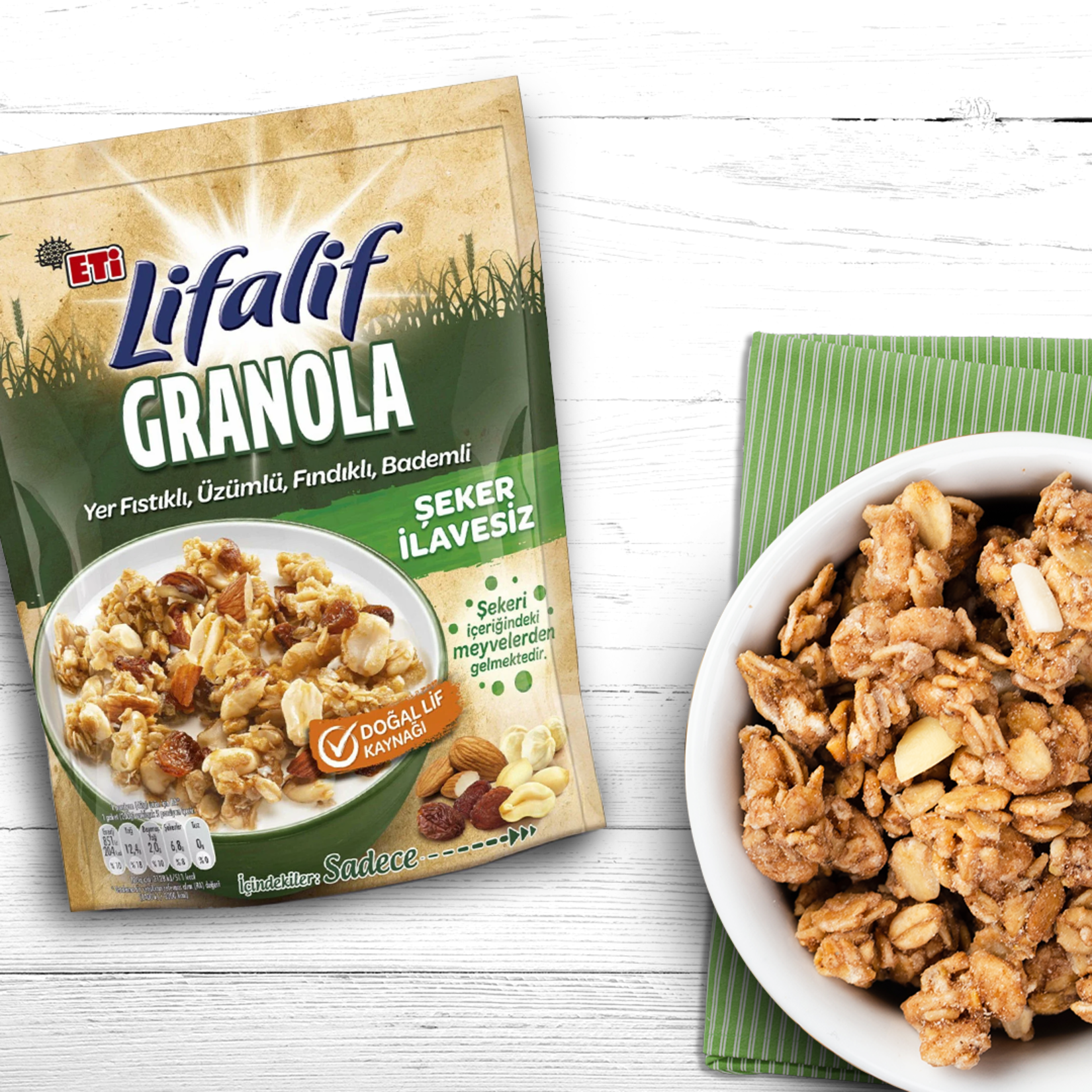 Lifalif Granola Kuruyemişli 200 G - Görsel 3